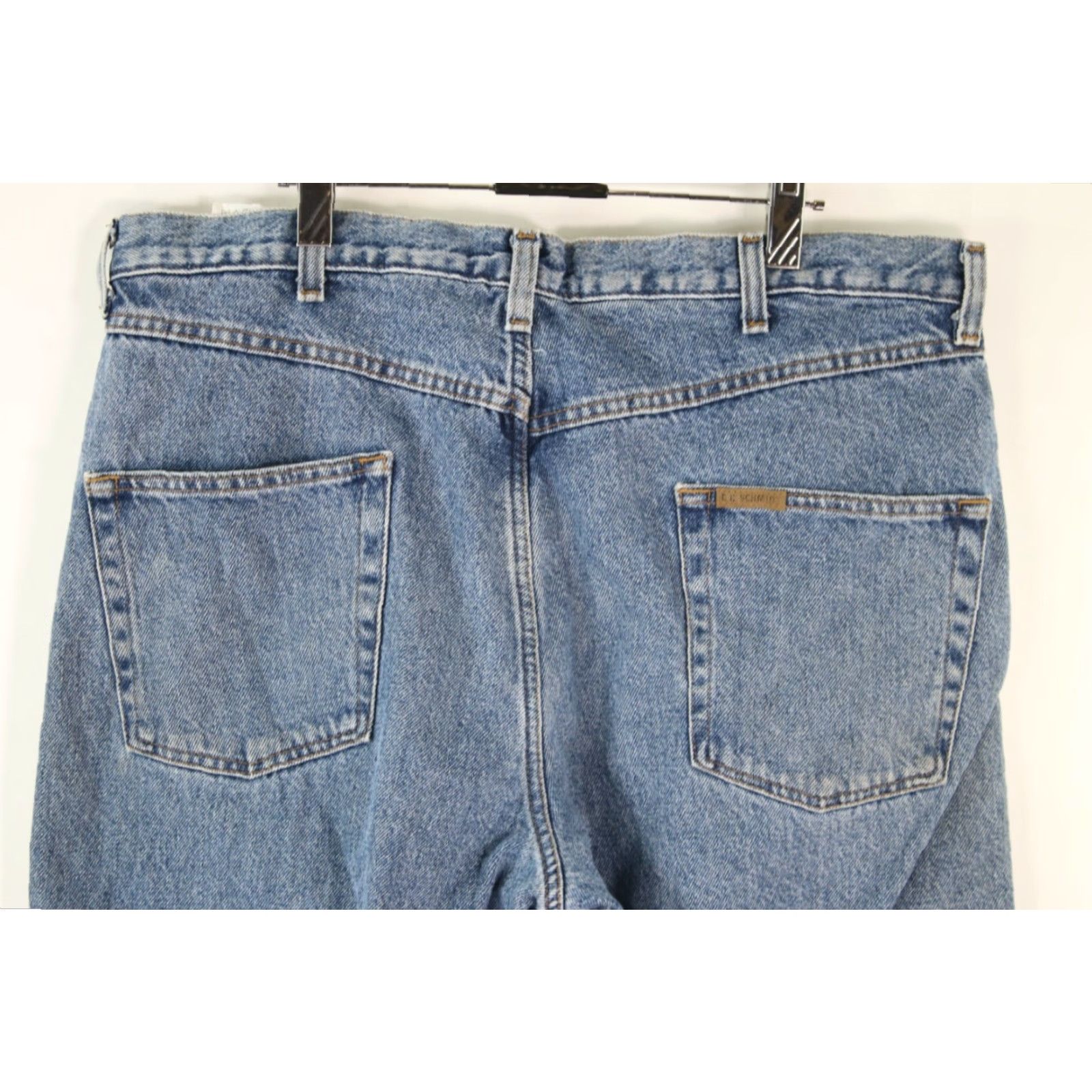 Vintage CE Schmidt Workwear Jeans Mens Regular High Rise Blue Denim Size 36x34 Size US 36 / EU 52 - 4 Thumbnail