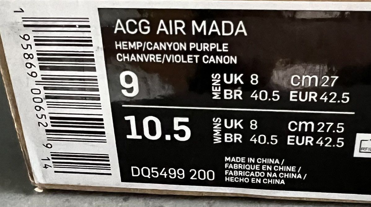 Nike ACG Nike ACG Air Mada Hiking Trail Shoes DQ5499-200 Size US 9 / EU 42 - 8 Thumbnail