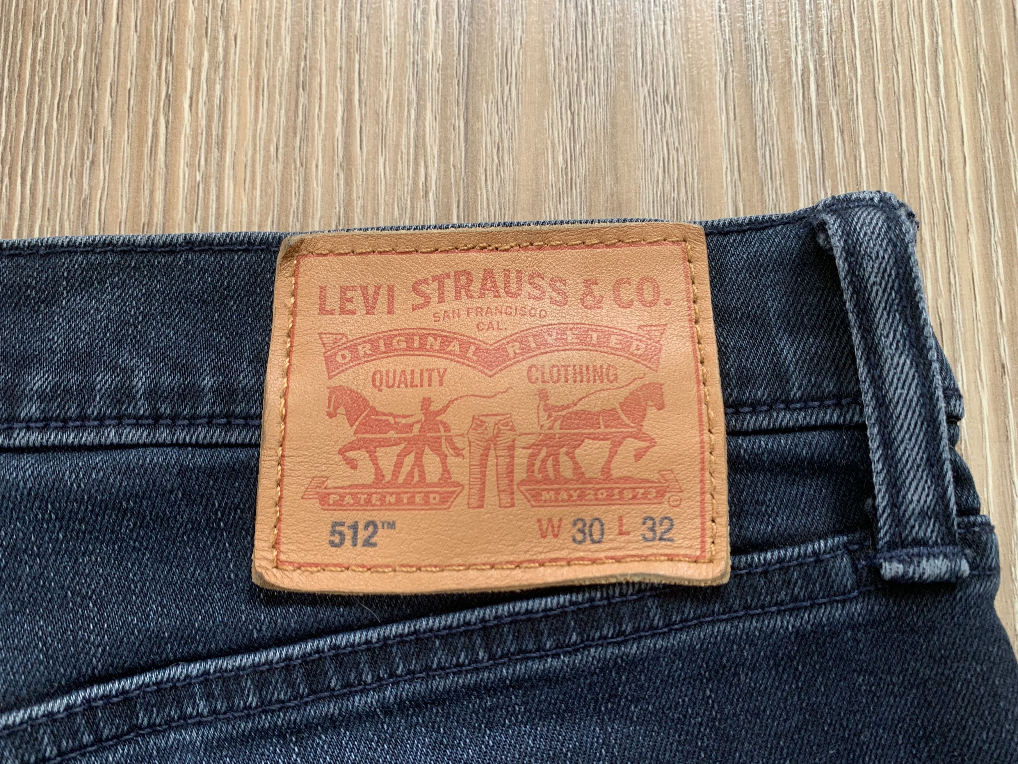 Levi's Levi's 512 Navy Blue Jeans Size US 30 / EU 46 - 9 Thumbnail