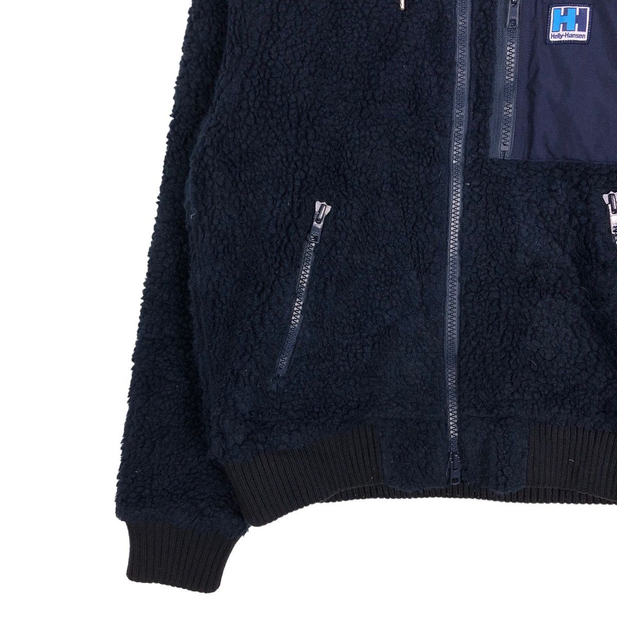 Helly Hansen × Japanese Brand × Vintage 📌VINTAGE FLEECE JACKET ZIPPER HELLY HANSEN JAPAN Size L / US 10 / IT 46 - 7 Thumbnail