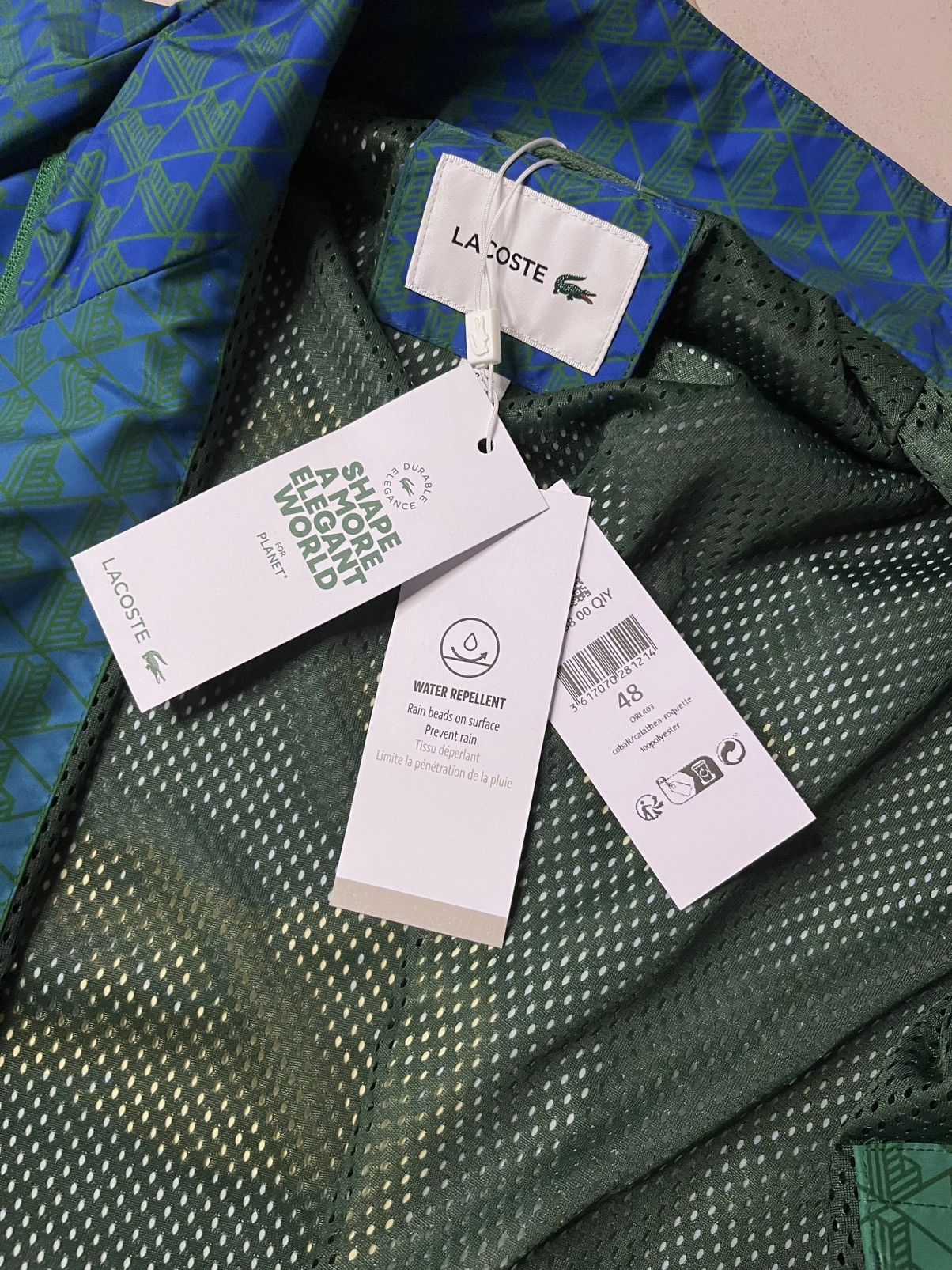 Lacoste Light Jacket Lacoste Monogram New Luxury Collection Size US L / EU 52-54 / 3 - 4 Thumbnail