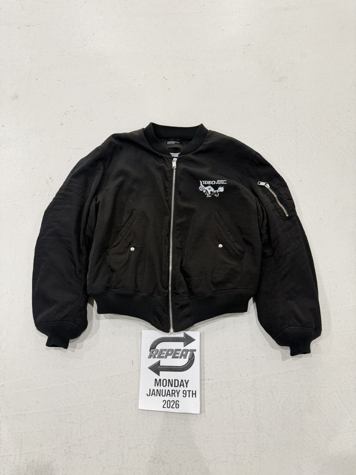 Enfants Riches Deprimes Enfants Riches Deprimes ‘Video’ Bomber Jacket (S) Size US S / EU 44-46 / 1 - 1 Thumbnail