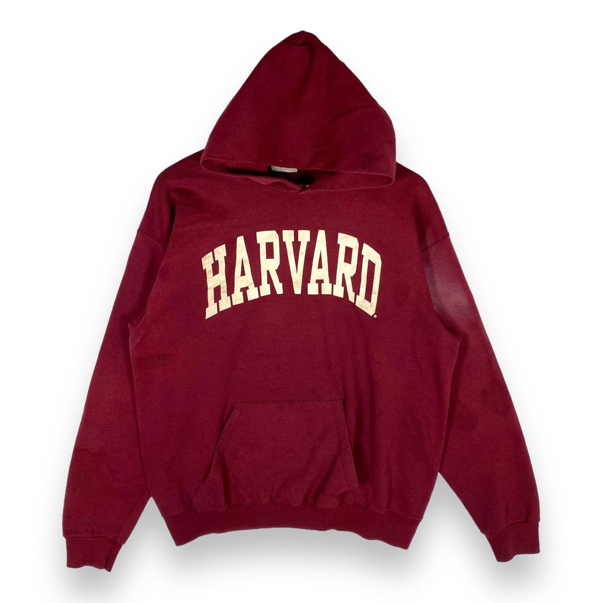 Vintage VINTAGE 80's HARVARD UNIVERSITY PULLOVER HOODIE Size US L / EU 52-54 / 3 - 1 Thumbnail
