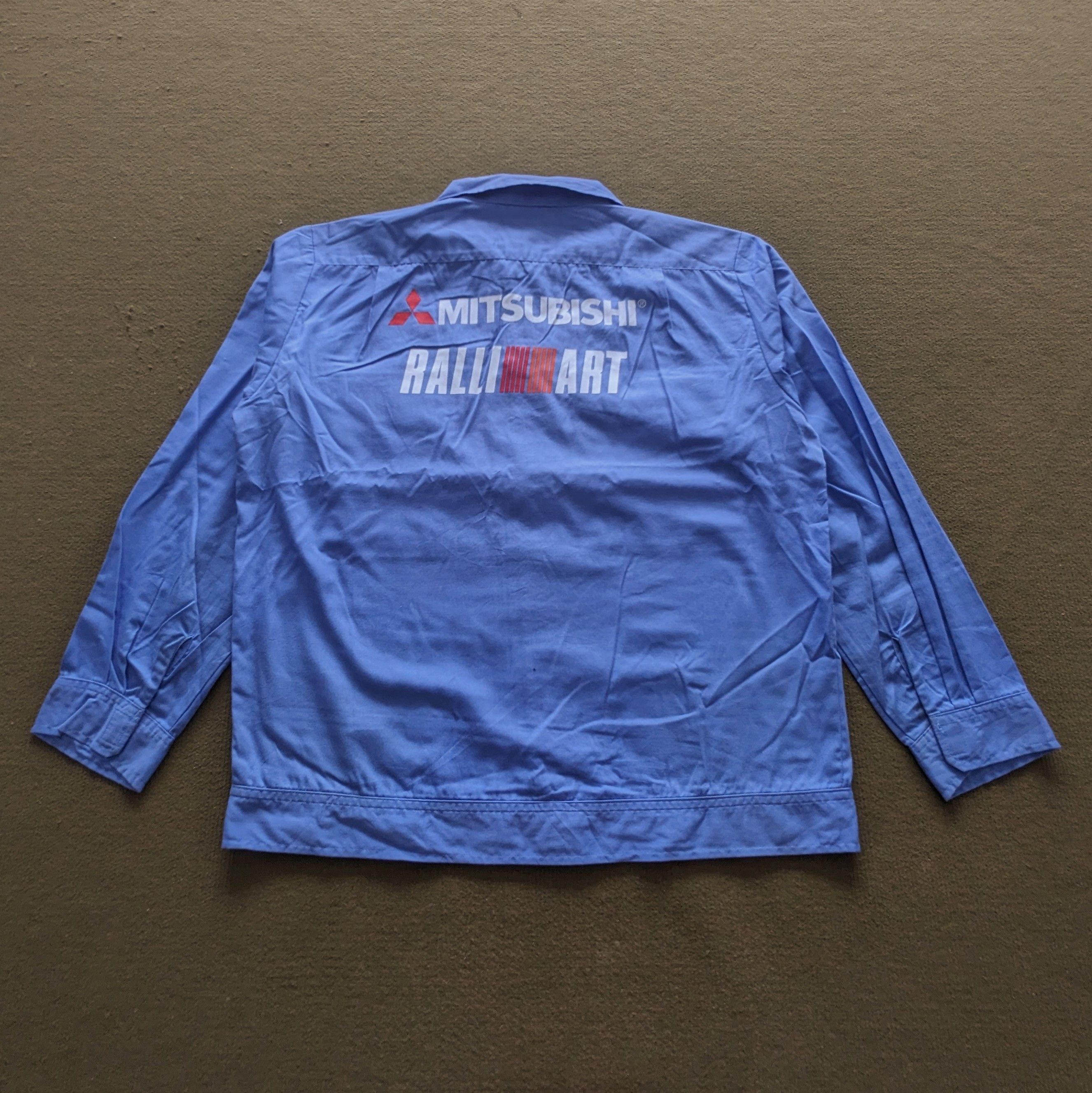 Other Vintage MITSUBISHI RALLI ART Uniform Workers Jacket Size US L / EU 52-54 / 3 - 1 Thumbnail