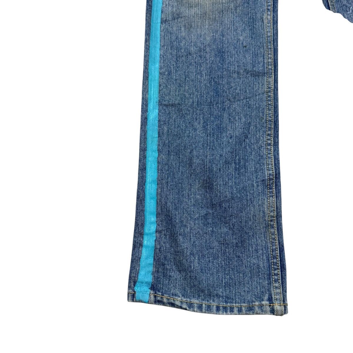 Hysteric Glamour OZONE ROCKS Distressed Denim Painter Jeans Size US 33 - 7 Thumbnail
