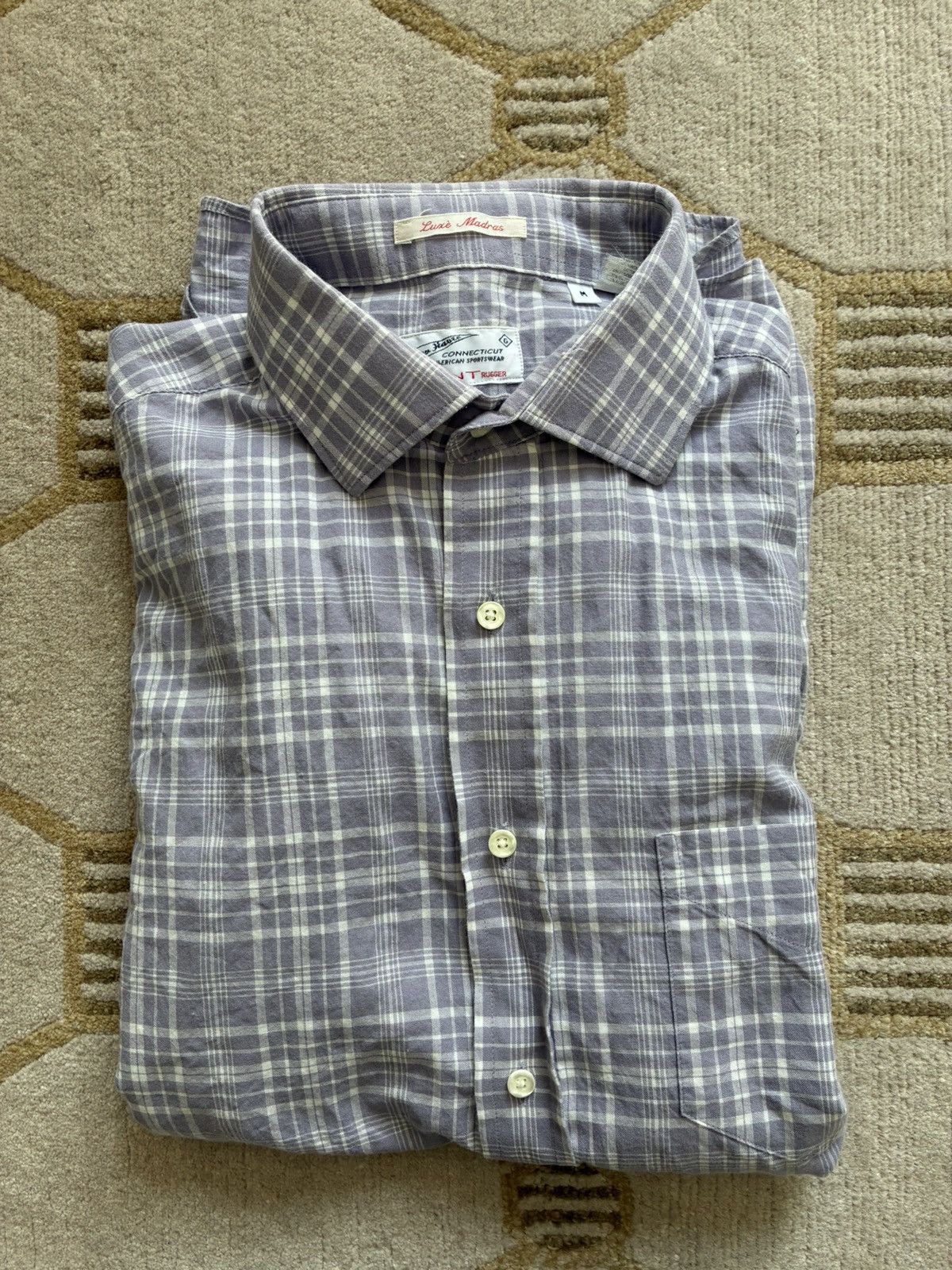 Gant Rugger Luxe Madras Button Down Shirt