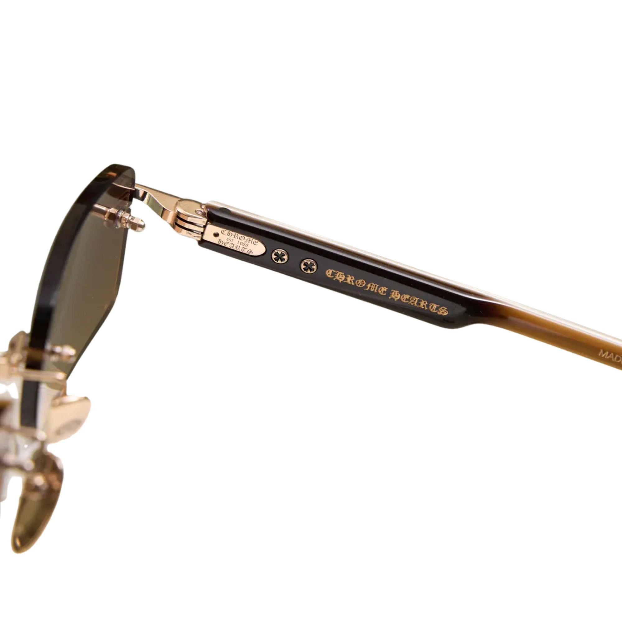 Chrome Hearts CHROME HEARTS DEEP I GOLD PLATED-BROWN Size ONE SIZE - 4 Thumbnail