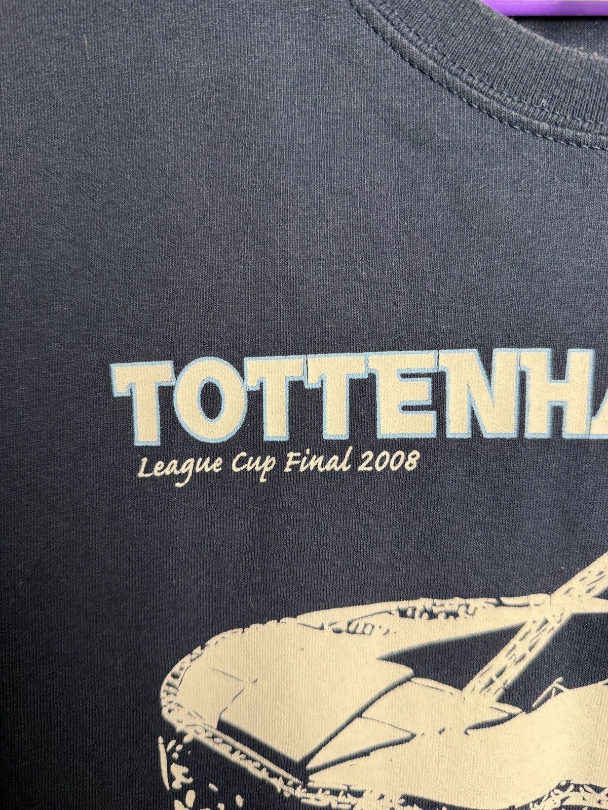 Gildan Tottenham 2007 home shirt jersey WEMBLEY tee Size US M / EU 48-50 / 2 - 6 Thumbnail