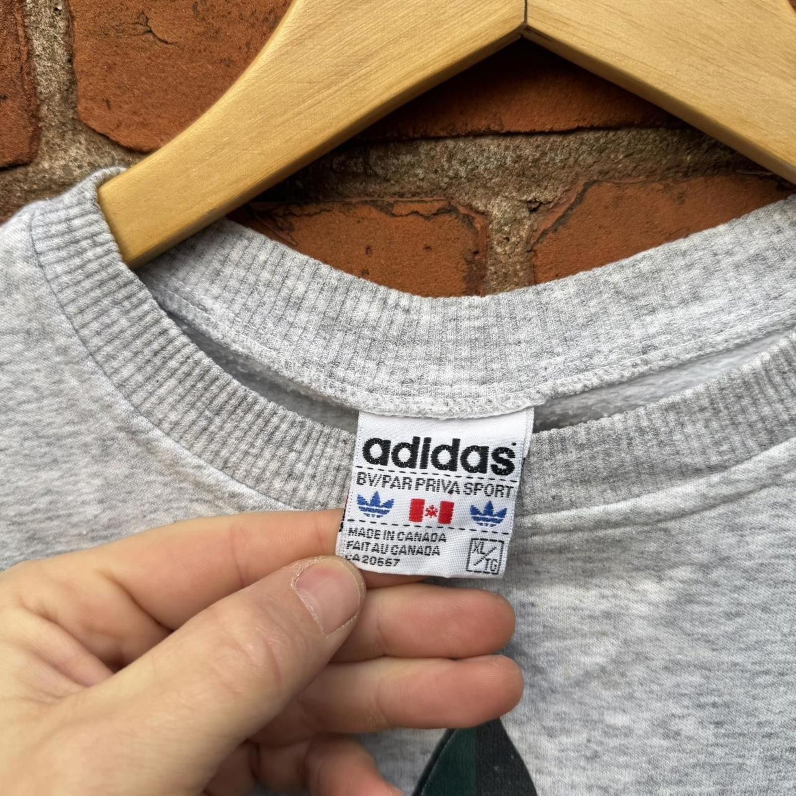 Adidas Vintage adidas trefoil sweatshirt 80s XSMALL par priva sport Size US XS / EU 42 / 0 - 7 Thumbnail