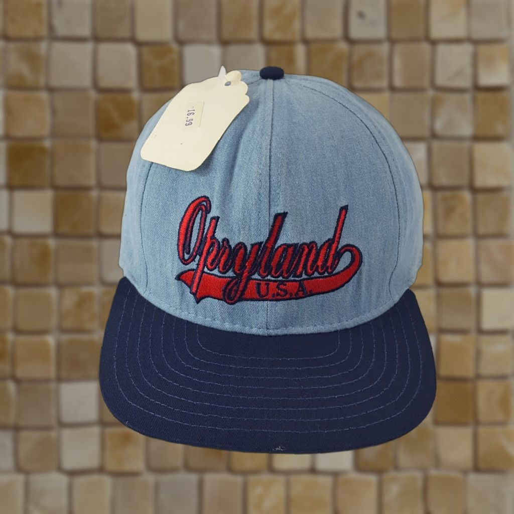 Vintage VINTAGE Classic Sportswear 90s Opryland Snapback Baseball Cap Hat Adjustable One Size Blue Mens Size US M / EU 48-50 / 2 - 1 Thumbnail