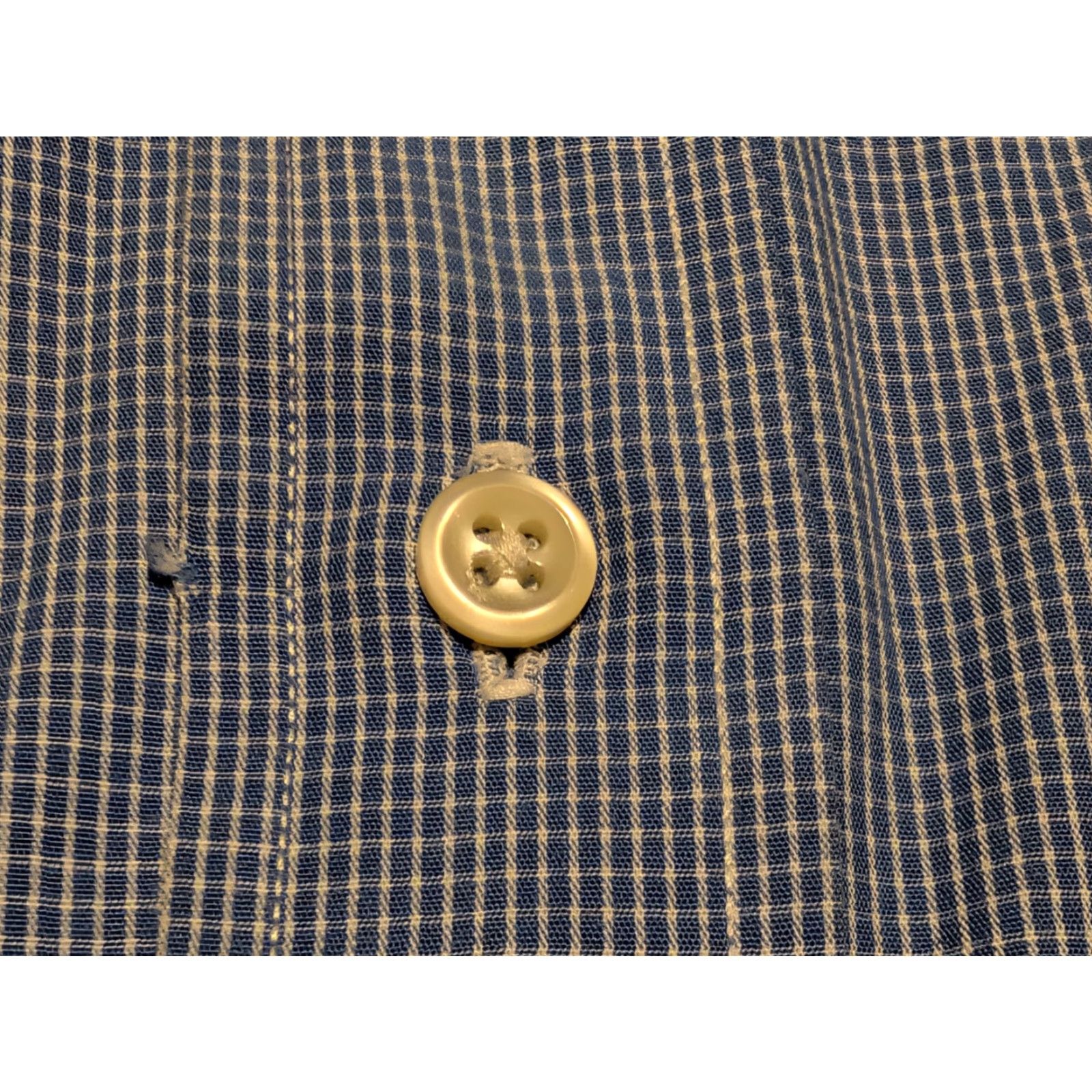 Polo Ralph Lauren VINTAGE Polo Ralph Lauren Shirt Andrew Blue Long Sleeve Button-Down Men XL Check Cotton 34/35 Mens Size US XL / EU 56 / 4 - 7 Thumbnail