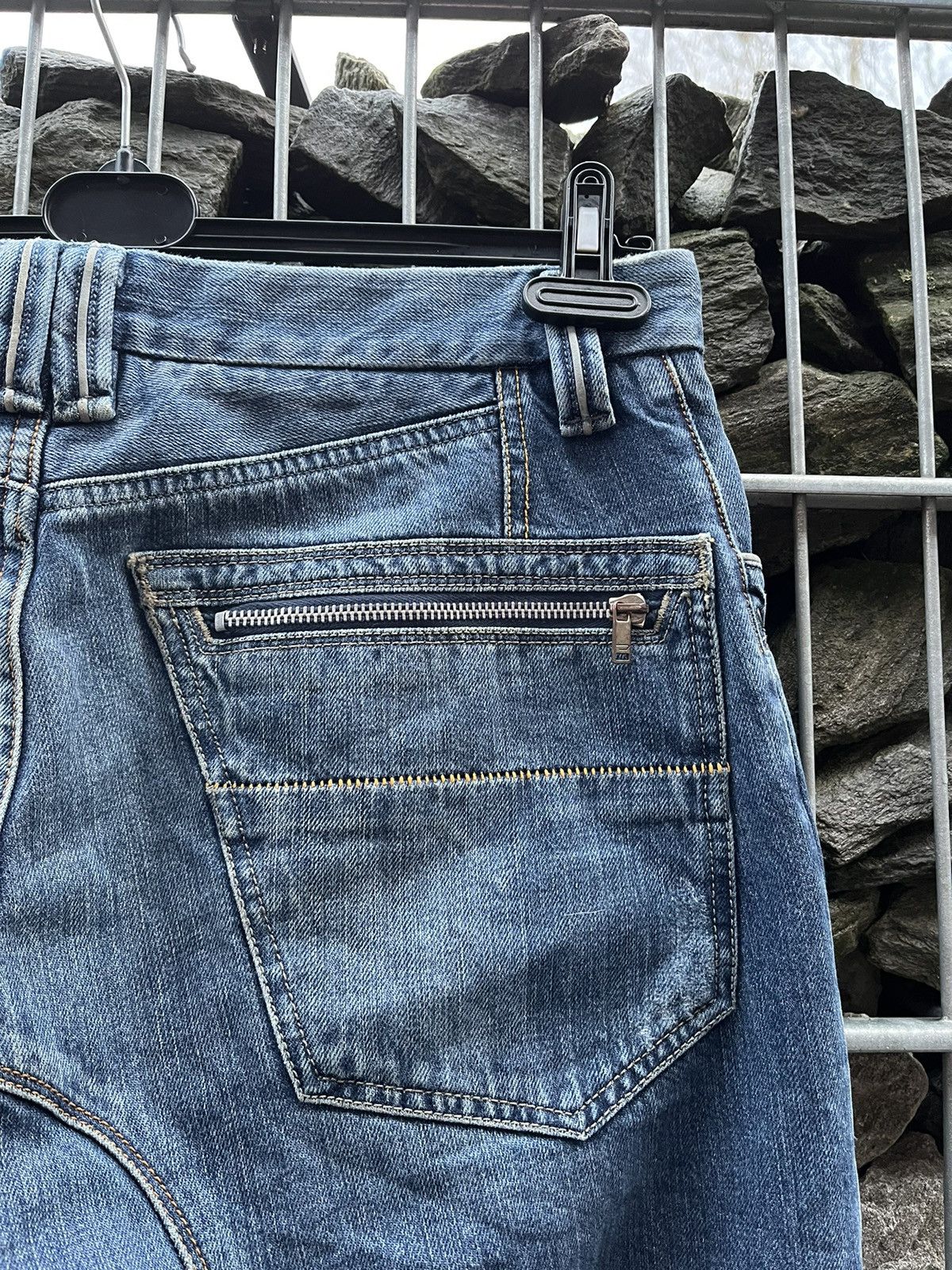 Diesel Vintage Diesel Arker FP Zip Cargo Distressed Faded Jeans Y2K Size US 32 / EU 48 - 4 Thumbnail