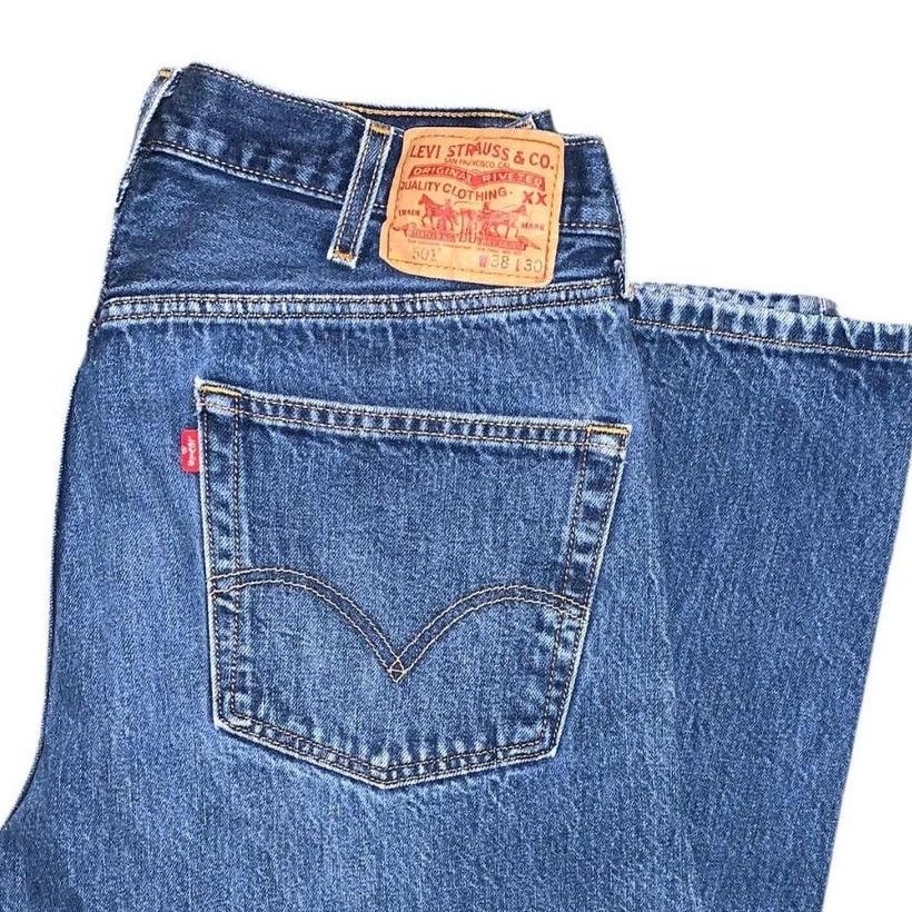 Levi's Vintage Levi's 501 Denim Jean Regular Fit Straight Leg 38x30 Size US 38 / EU 54 - 5 Thumbnail