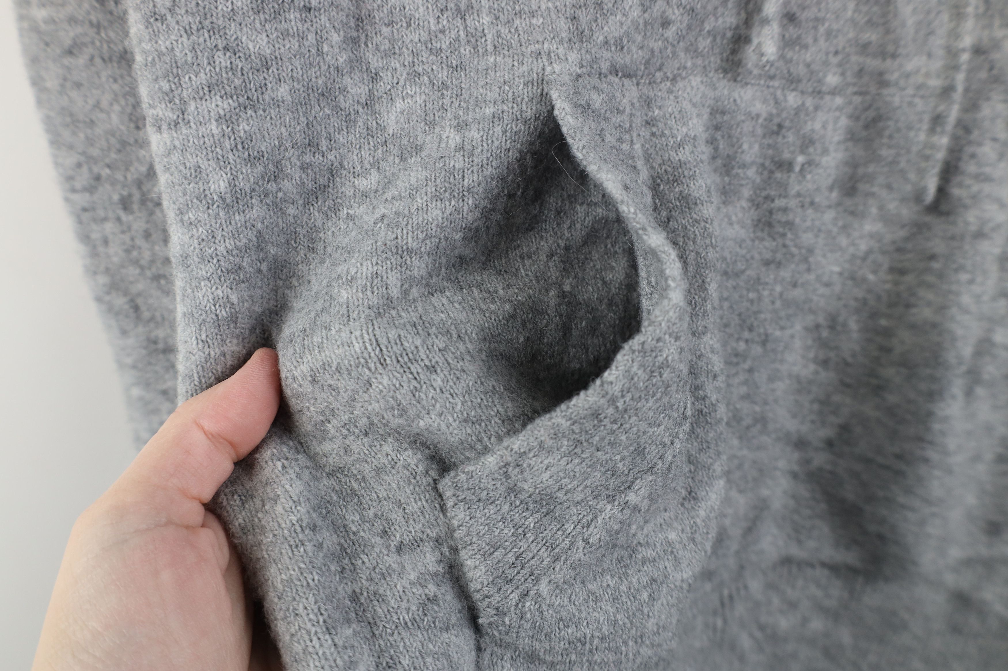 J.Crew J Crew Soft Cashmere Wool Blend Knit Hooded Sweater Hoodie Size S / US 4 / IT 40 - 4 Thumbnail