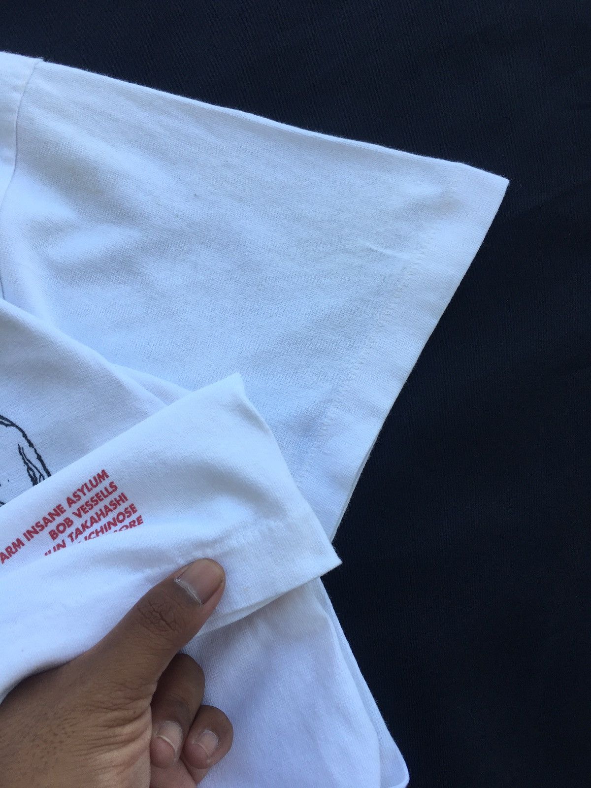 Jun Takahashi Vtg 90s Jun Takahashi Mark Paramore FunnyFarm Insane Asylum Size US L / EU 52-54 / 3 - 14 Thumbnail