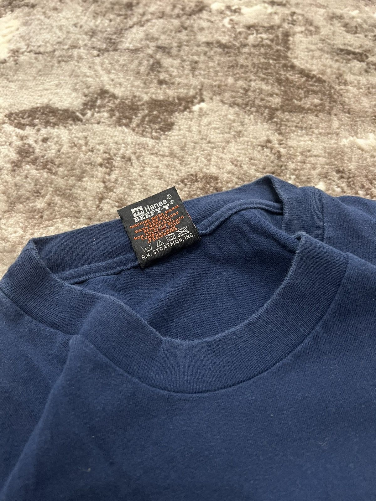 Harley Davidson × Vintage Vintage🔥1999 Harley Davidson Blue Fire Eagle logo T-shirt Size US XL / EU 56 / 4 - 5 Thumbnail