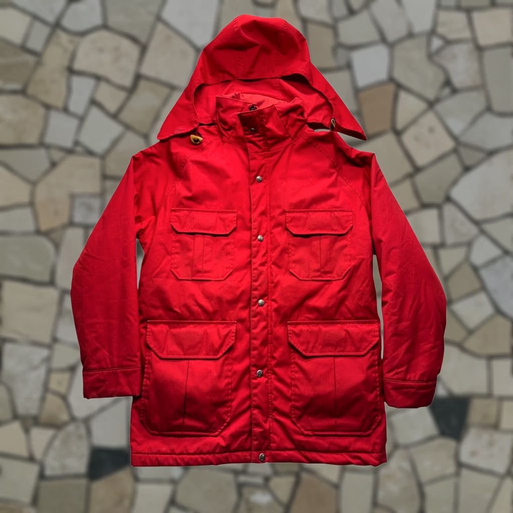 Vintage VINTAGE Woolrich Jacket Hooded Parka Mens M Red Woolrich Parka Jacket Hooded Mens M Red 90s Fall Winter Jacket Womens/Mens? Size US M / EU 48-50 / 2 - 1 Thumbnail