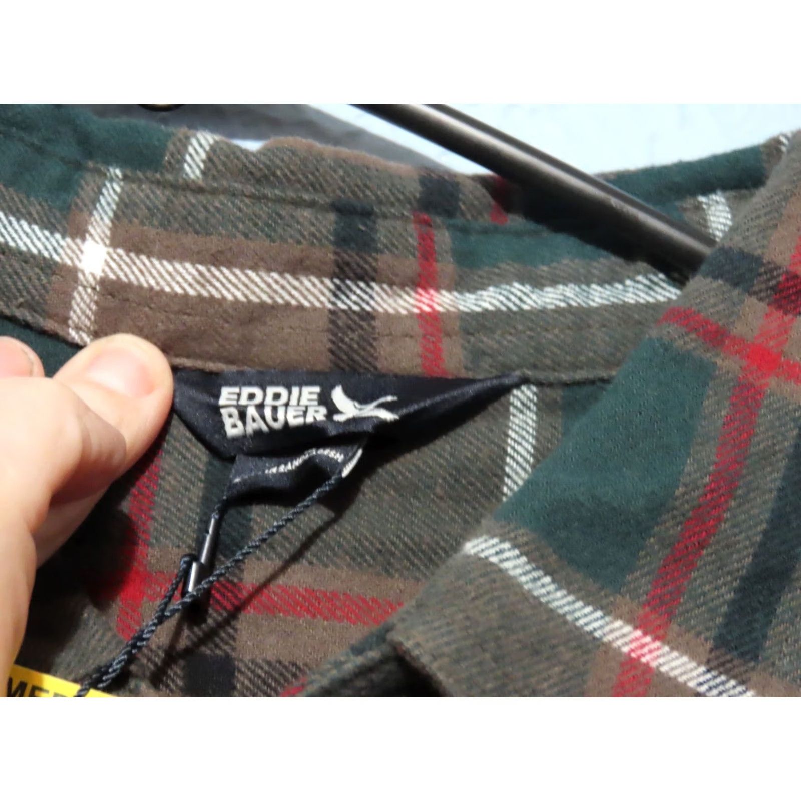 Eddie Bauer Eddie Bauer Shirt Men's M Mocha Overland Plaid Flannel Shirt NWT Size US M / EU 48-50 / 2 - 5 Thumbnail