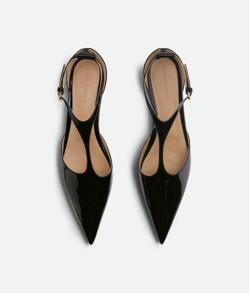 Bottega Veneta o1n1vont1125 Rocket T-Bar Ballerina Flat in Black Size US 9 / IT 39 - 4 Thumbnail