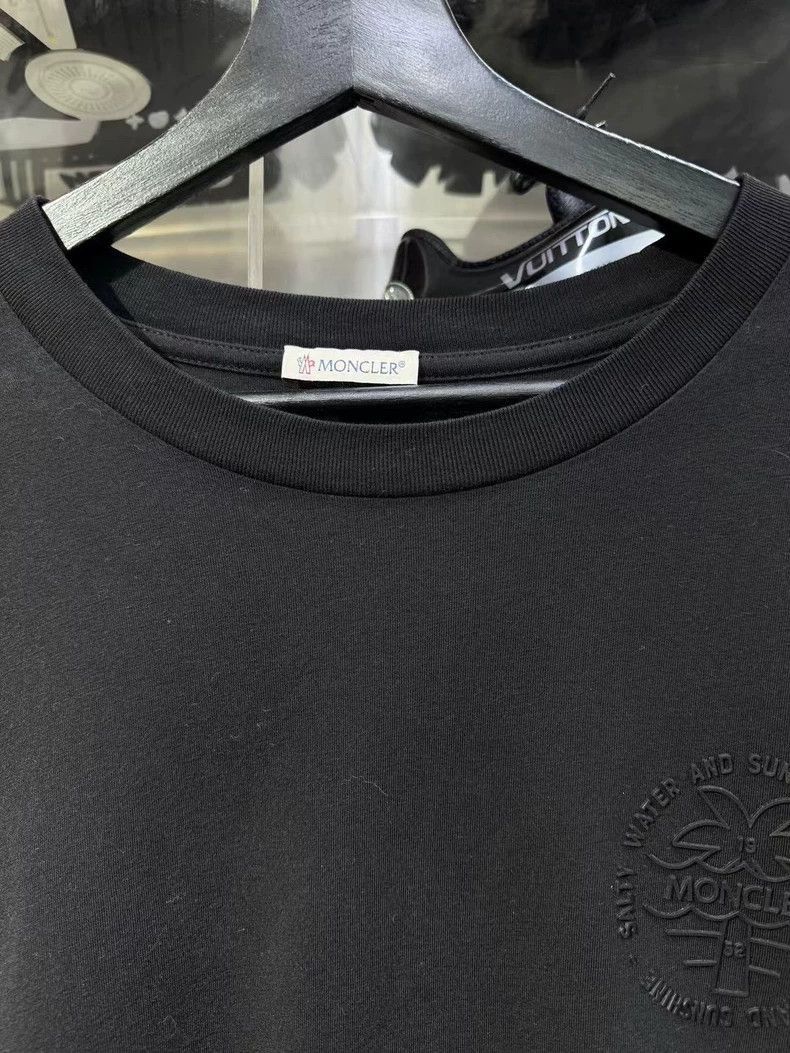Moncler Moncler Moncler Black Graphic Short Sleeve T-Shirt-2506 Size US M / EU 48-50 / 2 - 6 Thumbnail