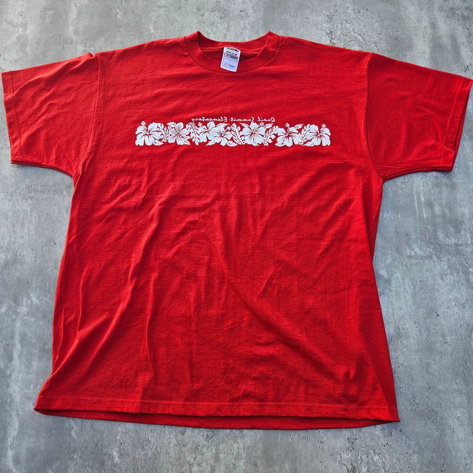Fruit Of The Loom Y2K Red T-shirt Size XL Hawaii Theme Size US XL / EU 56 / 4 - 1 Thumbnail