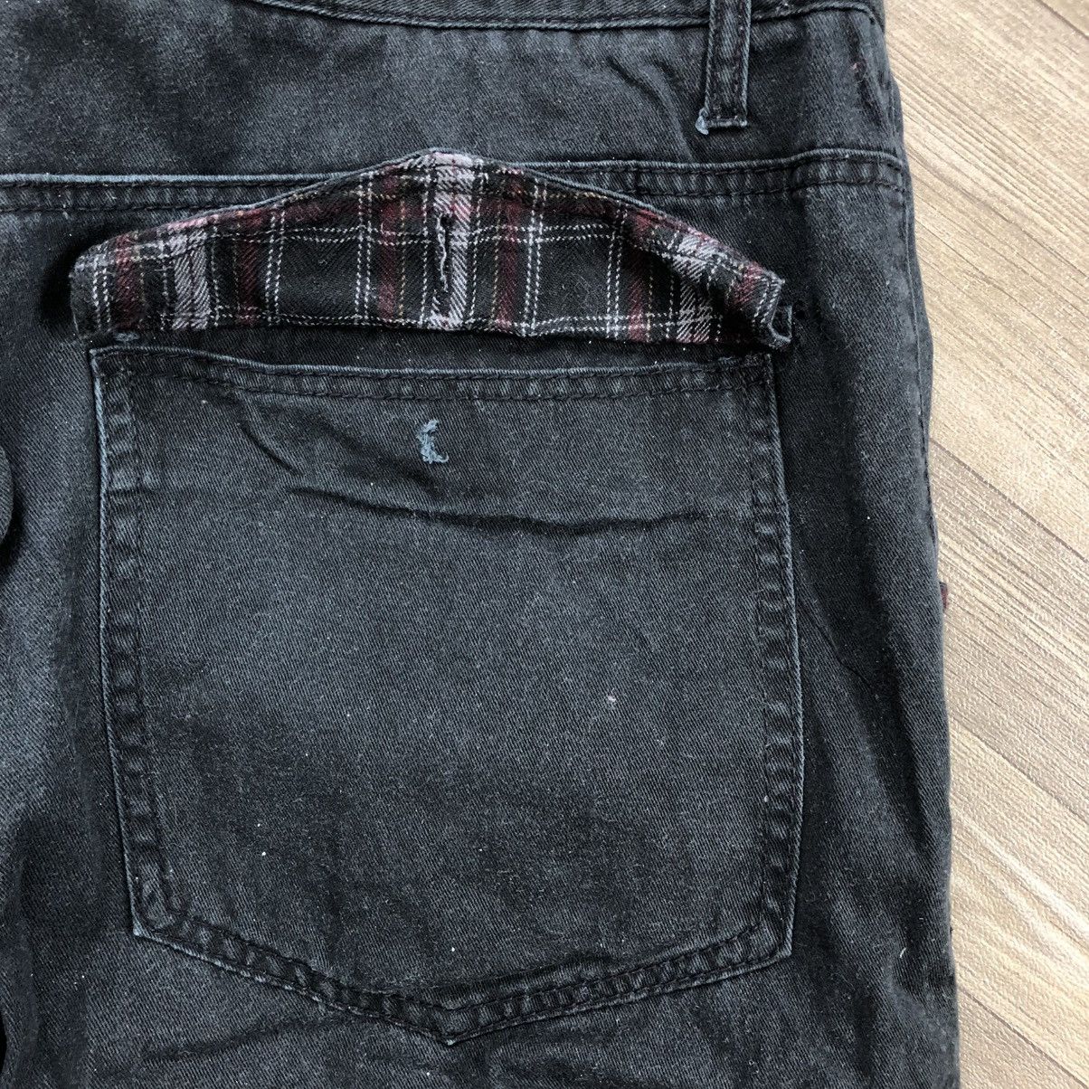 If Six Was Nine × Japanese Brand × Le Grande Bleu (L.G.B.) 🇯🇵 Japanese Double Waist Multi Zip Goa Gothic Style Pants Size US 35 - 17 Thumbnail