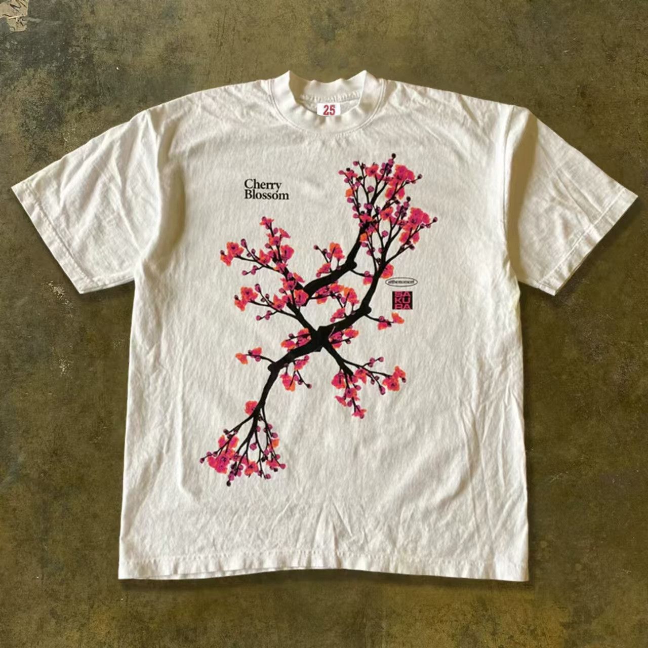 Japanese Brand × Vintage Cherry blossom pattern casual vintage cotton t-shirt y2k Size US L / EU 52-54 / 3 - 1 Thumbnail