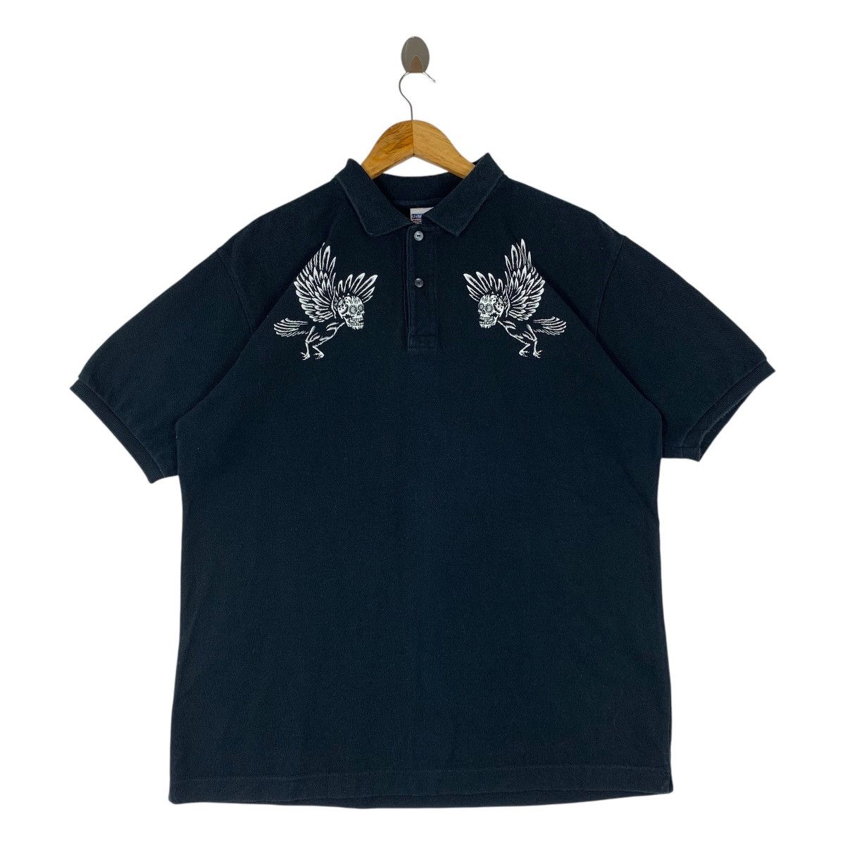 Band Tees × Japanese Brand MAXIMUM THE HORMONE Big print back hit polo tee Size US XL / EU 56 / 4 - 2 Thumbnail