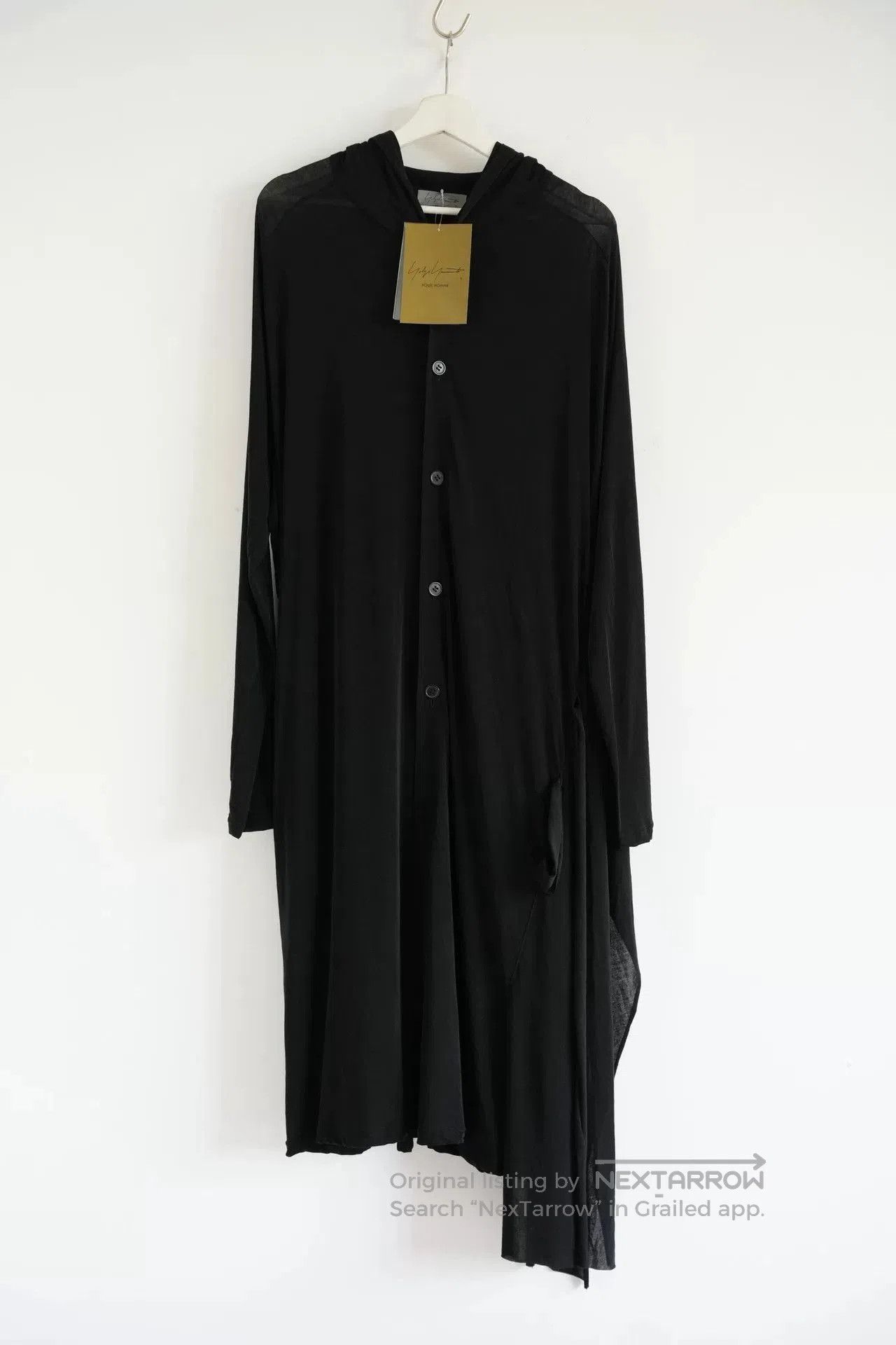 Yohji Yamamoto asymmetric hooded long cardigan by Yohji Yamamoto. Size US M / EU 48-50 / 2 - 1 Thumbnail