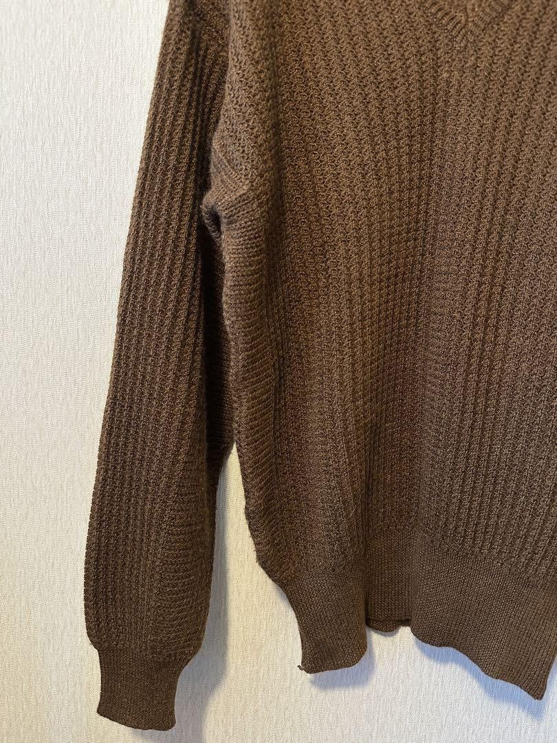 Yohji Yamamoto Yohji Yamamoto 1990s Ramie V-Neck Knit Sweater Size US M / EU 48-50 / 2 - 4 Thumbnail