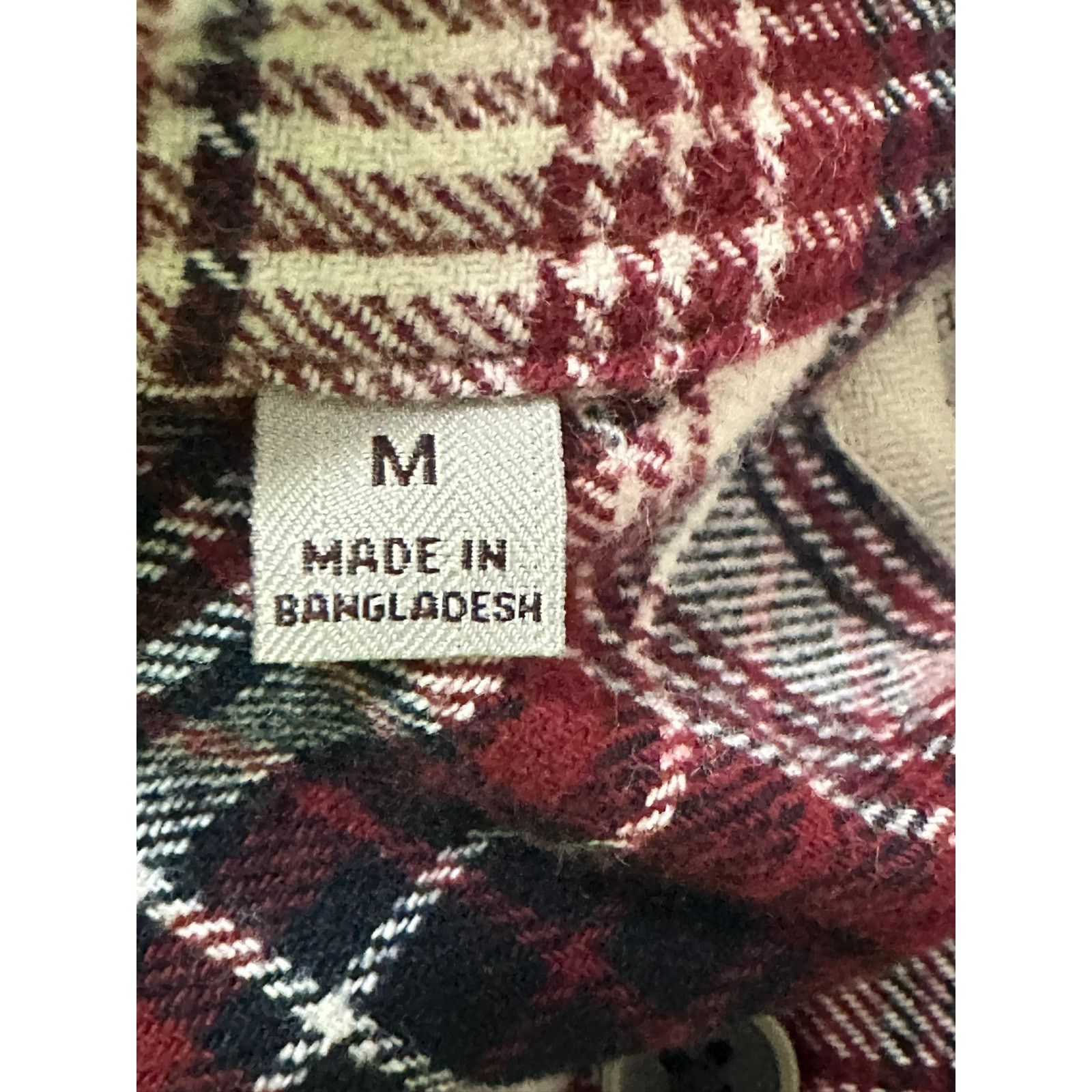 JACHS NY Jachs red plaid long sleeves casual flannel shirt size M Size US M / EU 48-50 / 2 - 4 Thumbnail