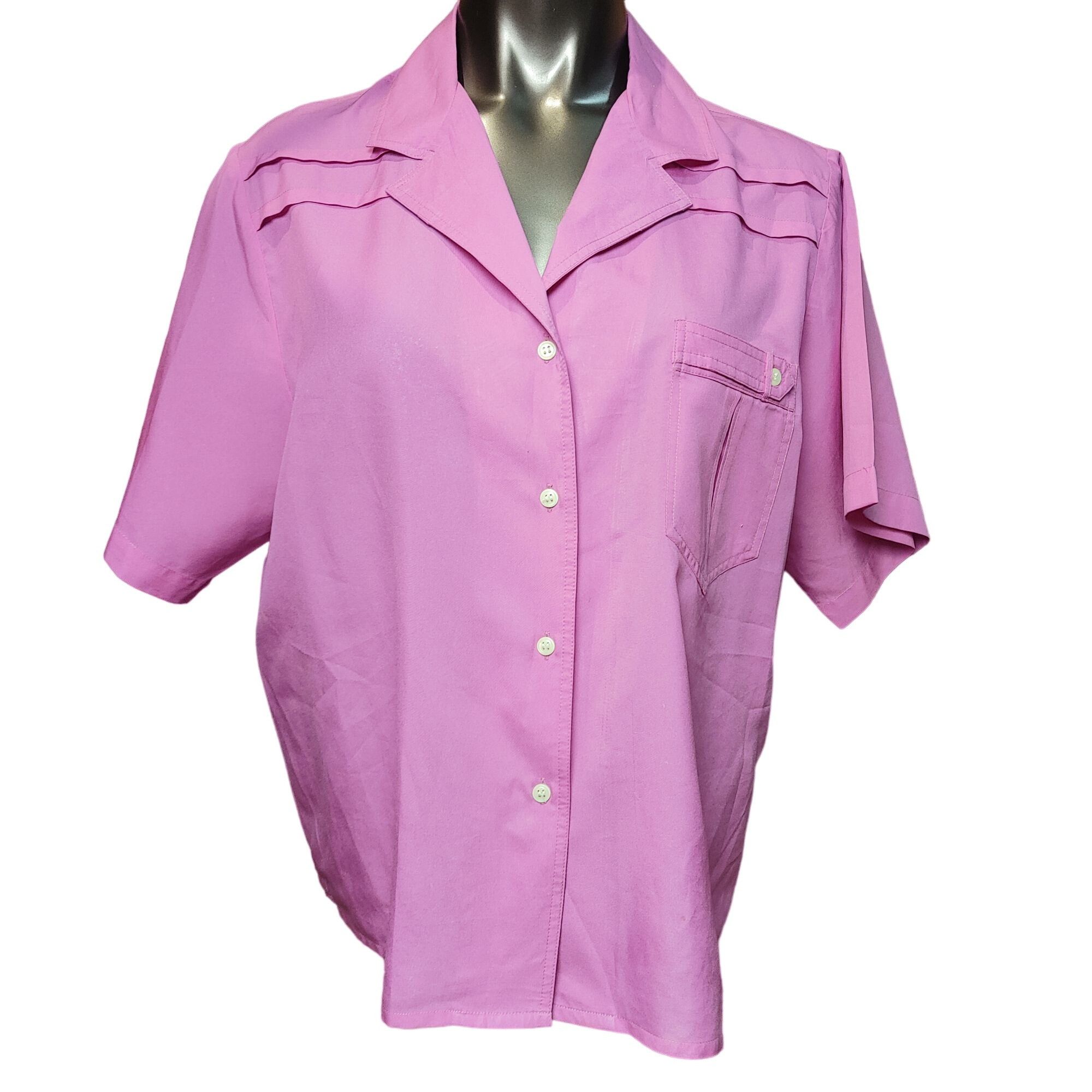 Other Josephine Women's Pink Retro Styled Polo T-Shirt Top 16 Size XXL / US 16-18 / IT 52-54 - 1 Thumbnail