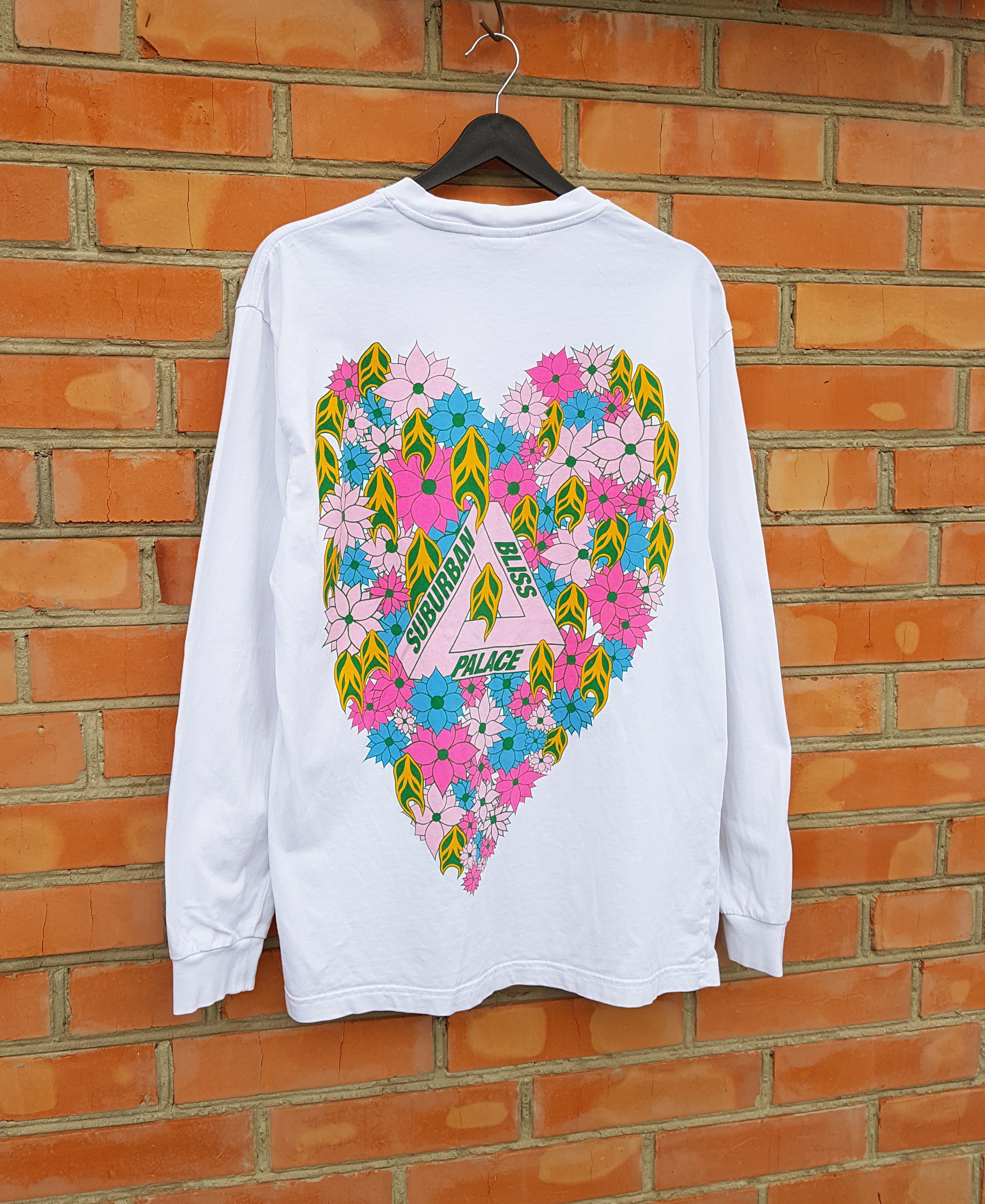 Palace Palace Suburban Bliss Peace and Love Longsleeve Shirt White Size US L / EU 52-54 / 3 - 5 Thumbnail