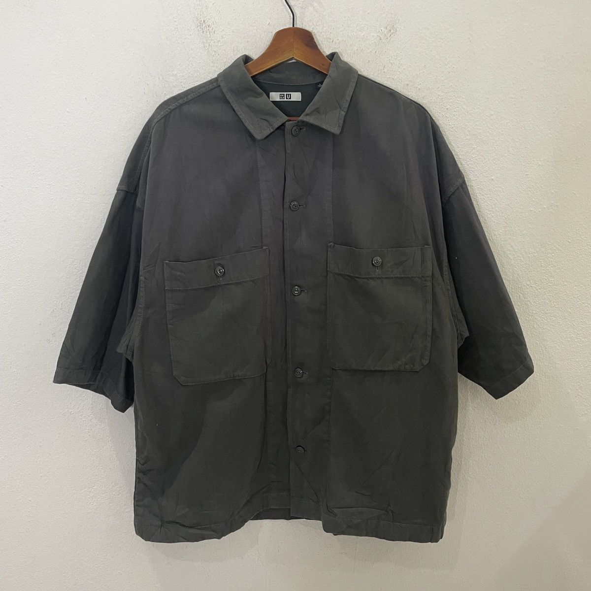 Lemaire × Uniqlo Vintage Uniqlo X Lemaire Short Sleeve Jacket Size US L / EU 52-54 / 3 - 1 Thumbnail