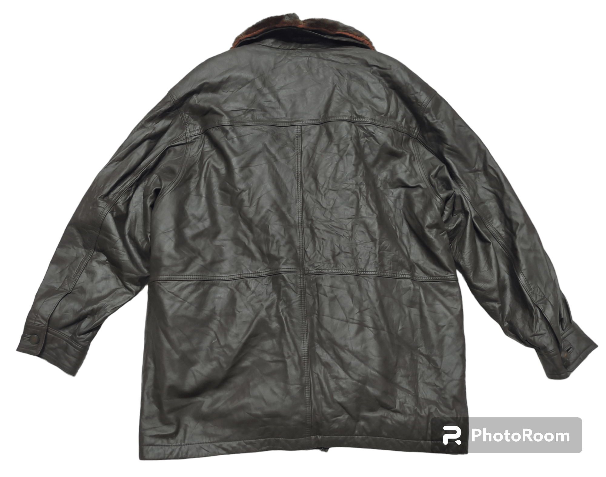 Vintage × Yves Saint Laurent 🔥 VERY RARE !! Vintage YSL Leather Jacket Size US XL / EU 56 / 4 - 2 Thumbnail