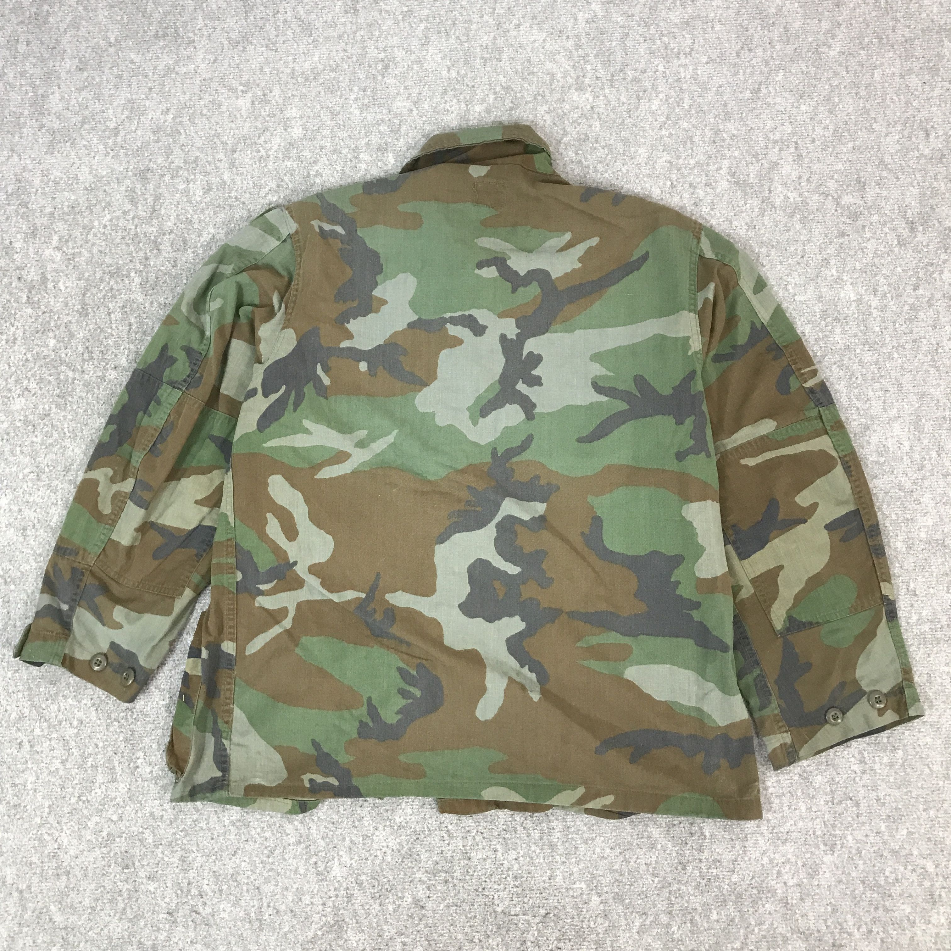 Vintage U.S ARMY CAMO BUTTON JACKET Size US L / EU 52-54 / 3 - 3 Thumbnail
