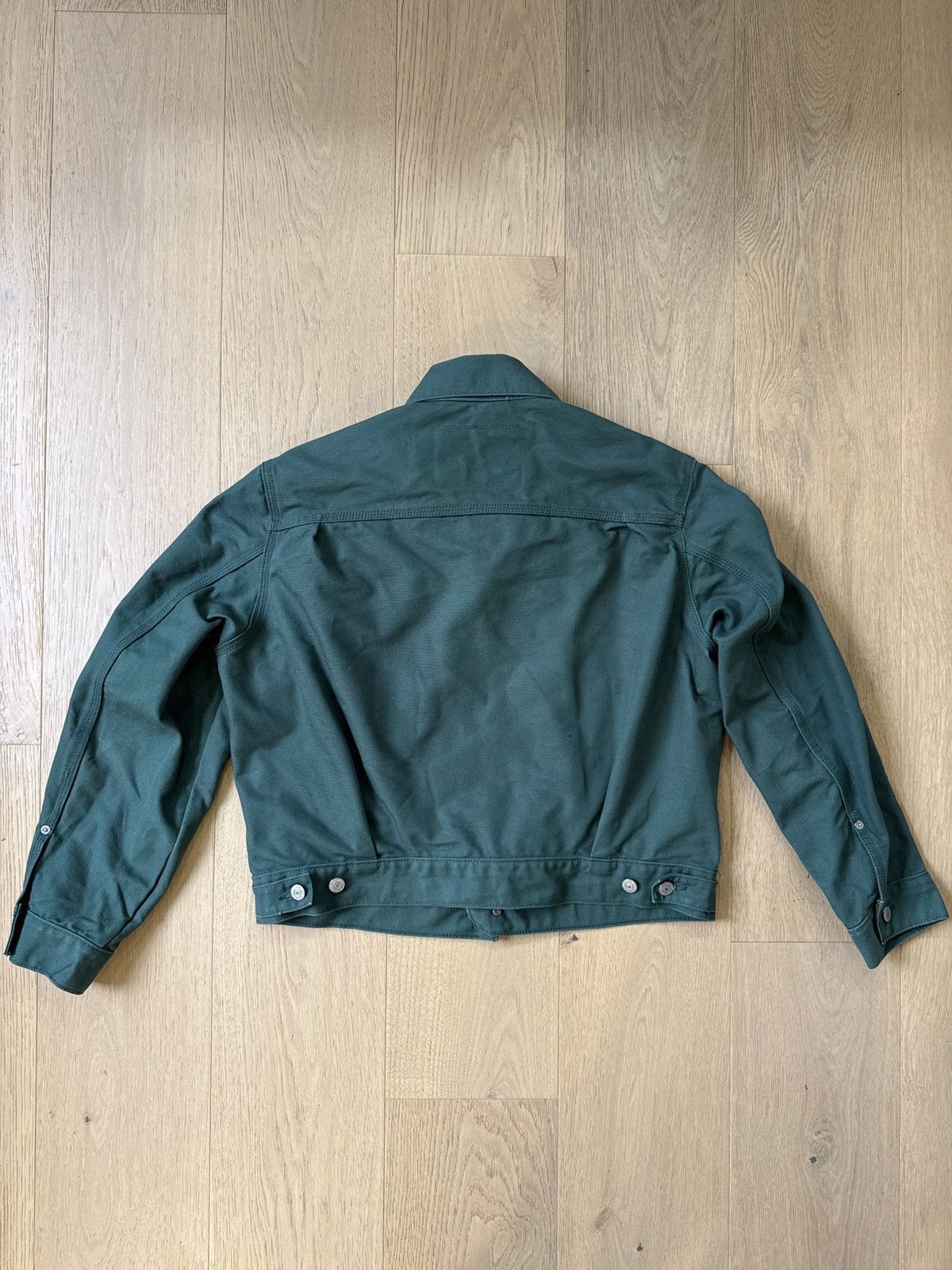 Levi's × Reese Cooper Reese Cooper Levi Type 2 Green Trucker Jacket Small Size US S / EU 44-46 / 1 - 2 Thumbnail