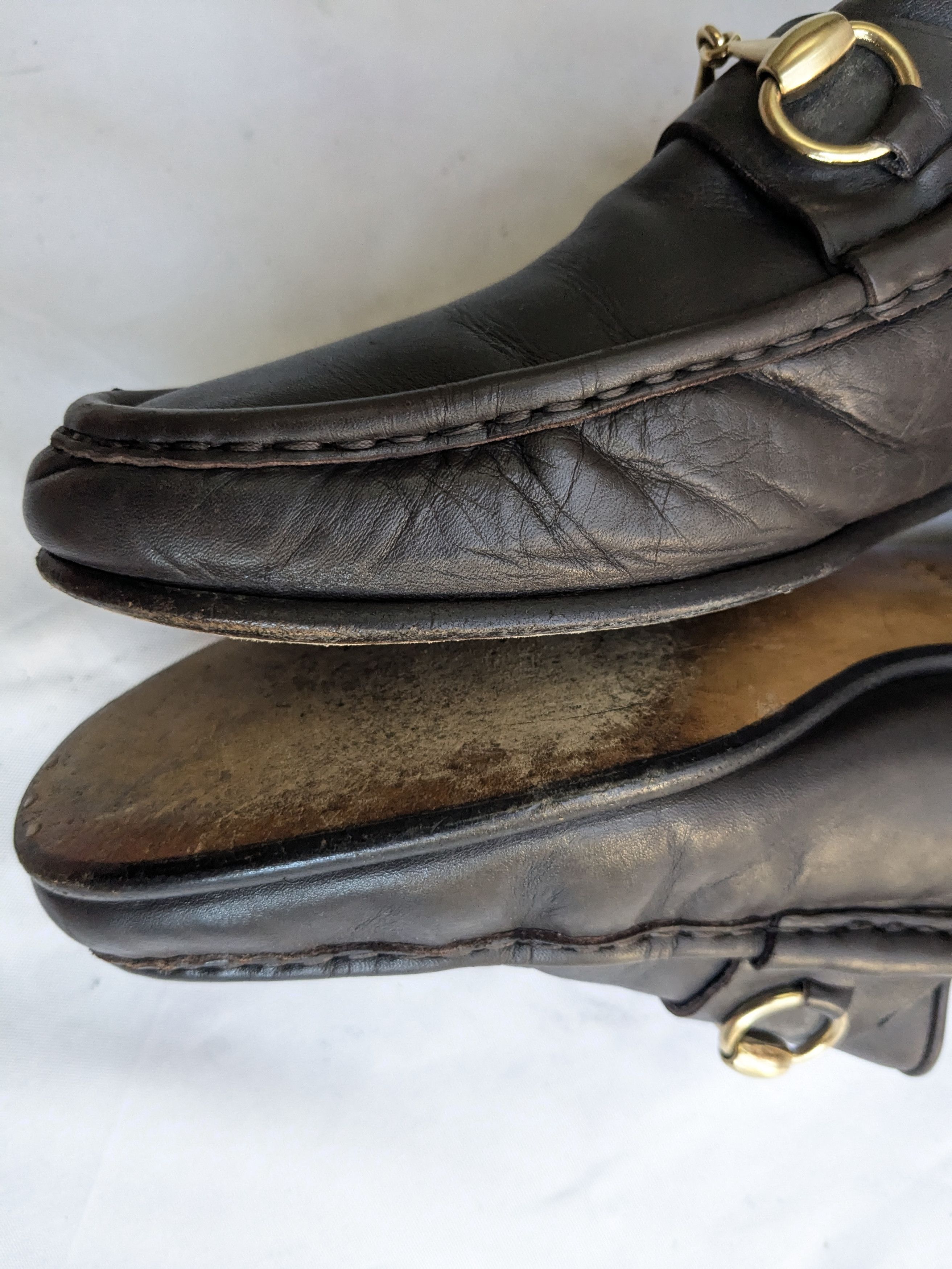 Gucci Gucci Horsebit Loafers Brown Leather 10 D Slip On Size US 10 / EU 43 - 7 Thumbnail