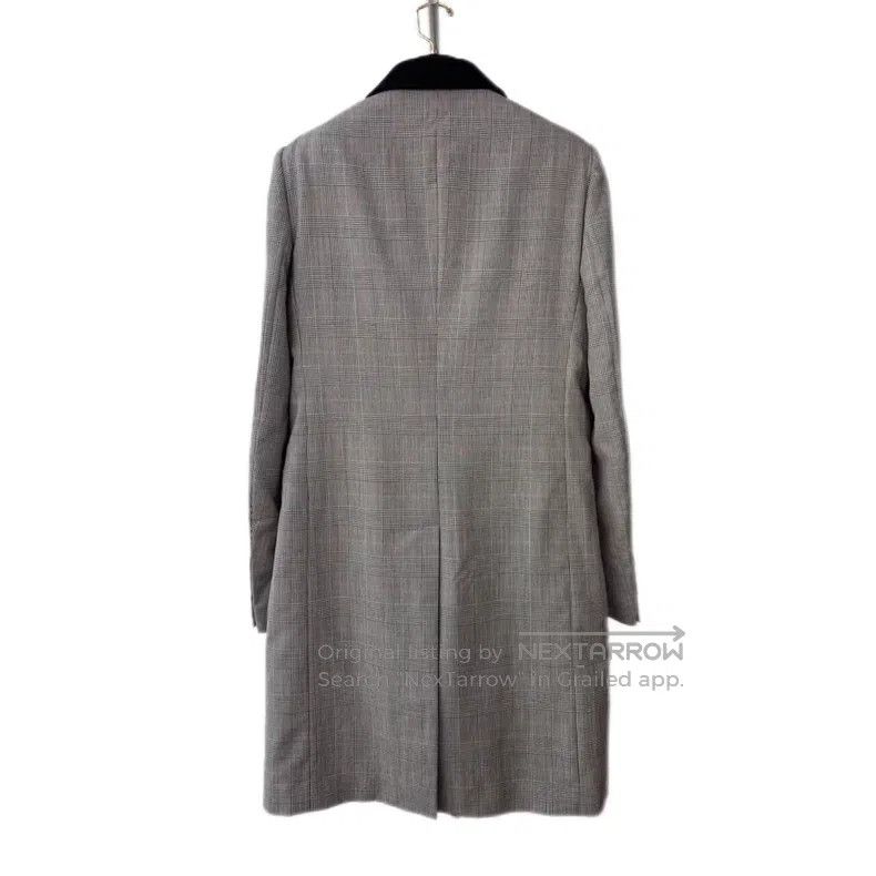 Alexander McQueen Alexander Mcqueen Gray plaid wool lapel single-breasted lo Size US M / EU 48-50 / 2 - 2 Thumbnail