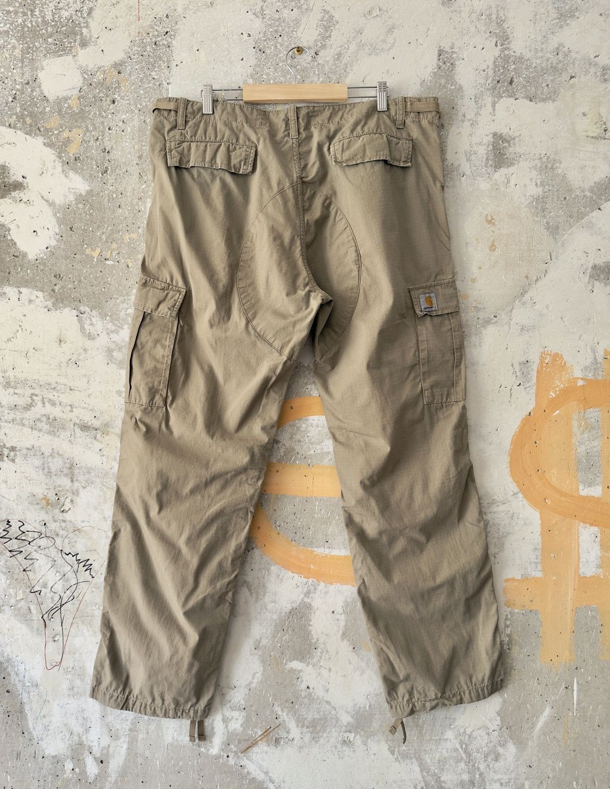 Carhartt WIP Beige Ripstop Aviation Cargo Pants Size 36