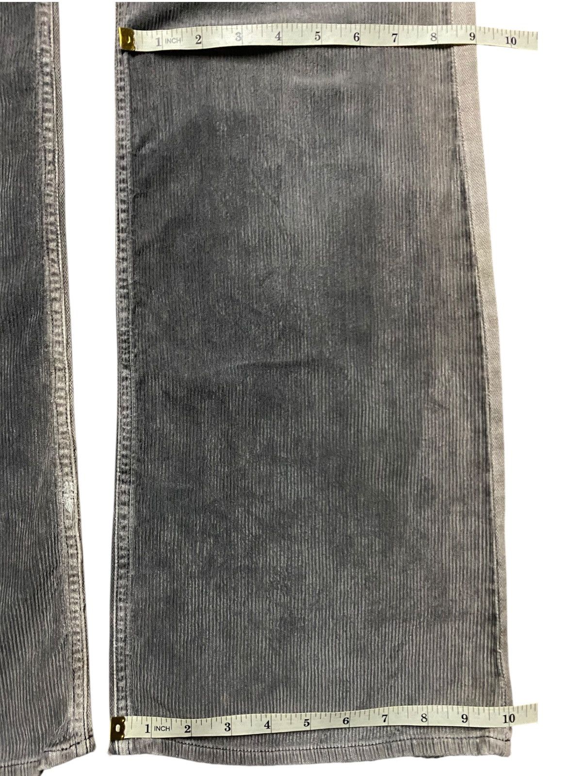 FCUK × French Connection Y2K Fuck Corduroy x Half Jeans Distressed Baggy Jeans Size US 32 / EU 48 - 17 Thumbnail