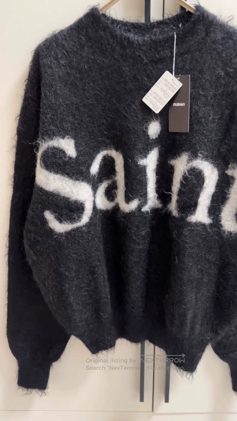 Saint Michael Saint Michael Mohair logo sweater Size US L / EU 52-54 / 3 - 1 Thumbnail