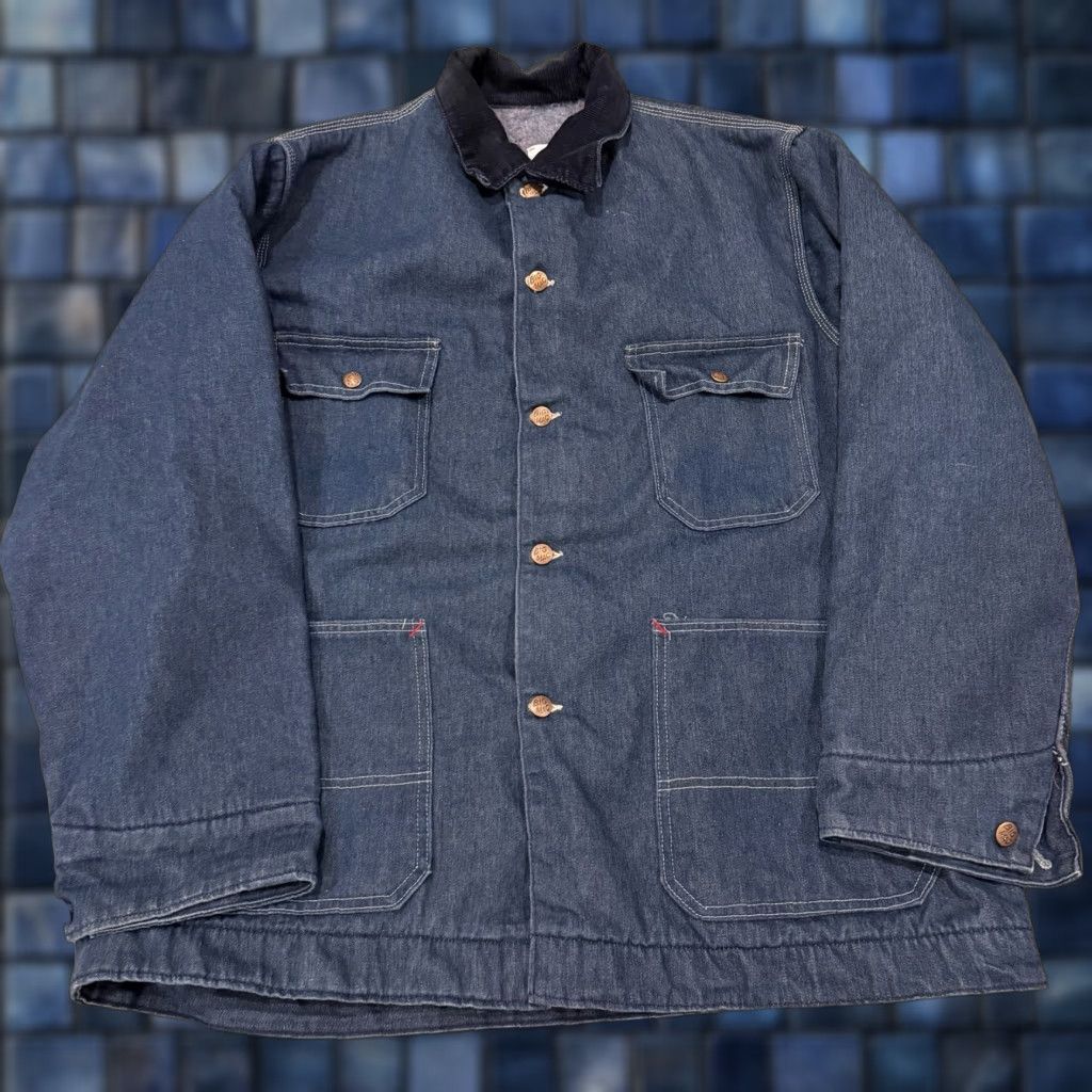 Vintage VINTAGE Big Mac Denim Work Chore Coat Jacket XL - Mechanic Engineer - Jeans Jean Jacket Size US 36 / EU 52 - 1 Thumbnail