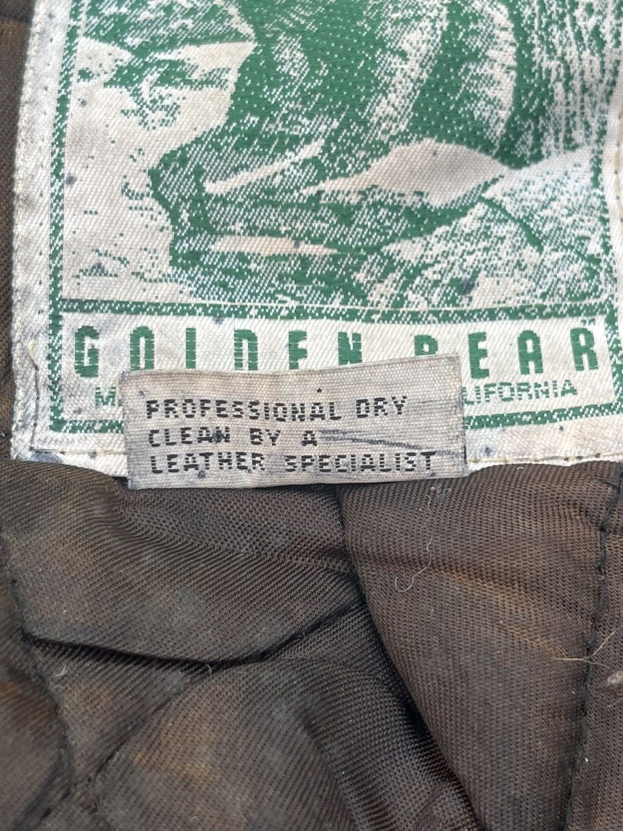 Vintage RARE 🔥 VINTAGE GOLDEN BEAR LEATHER JACKET Size US S / EU 44-46 / 1 - 14 Thumbnail