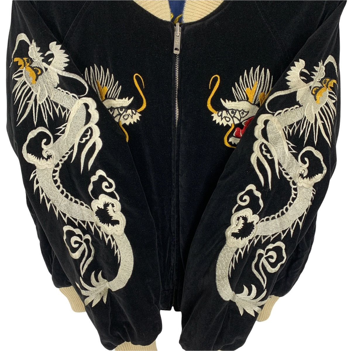 Other Black Velvet Sukajan Jacket Reversible Jacket Size US M / EU 48-50 / 2 - 16 Thumbnail