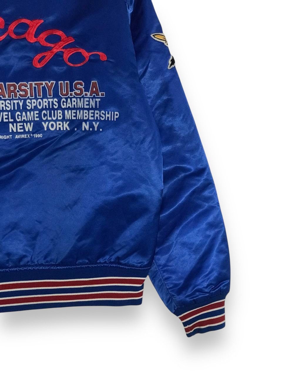 Avirex Vintage 1990 avirex usa bomber flight jacket chicago Size US M / EU 48-50 / 2 - 8 Thumbnail