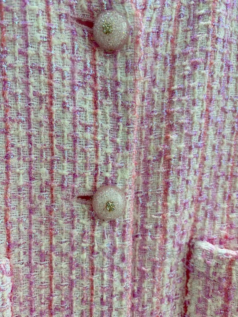 Chanel Chanel Spring and summer woven pink vest Size XS / US 0-2 / IT 36-38 - 3 Thumbnail