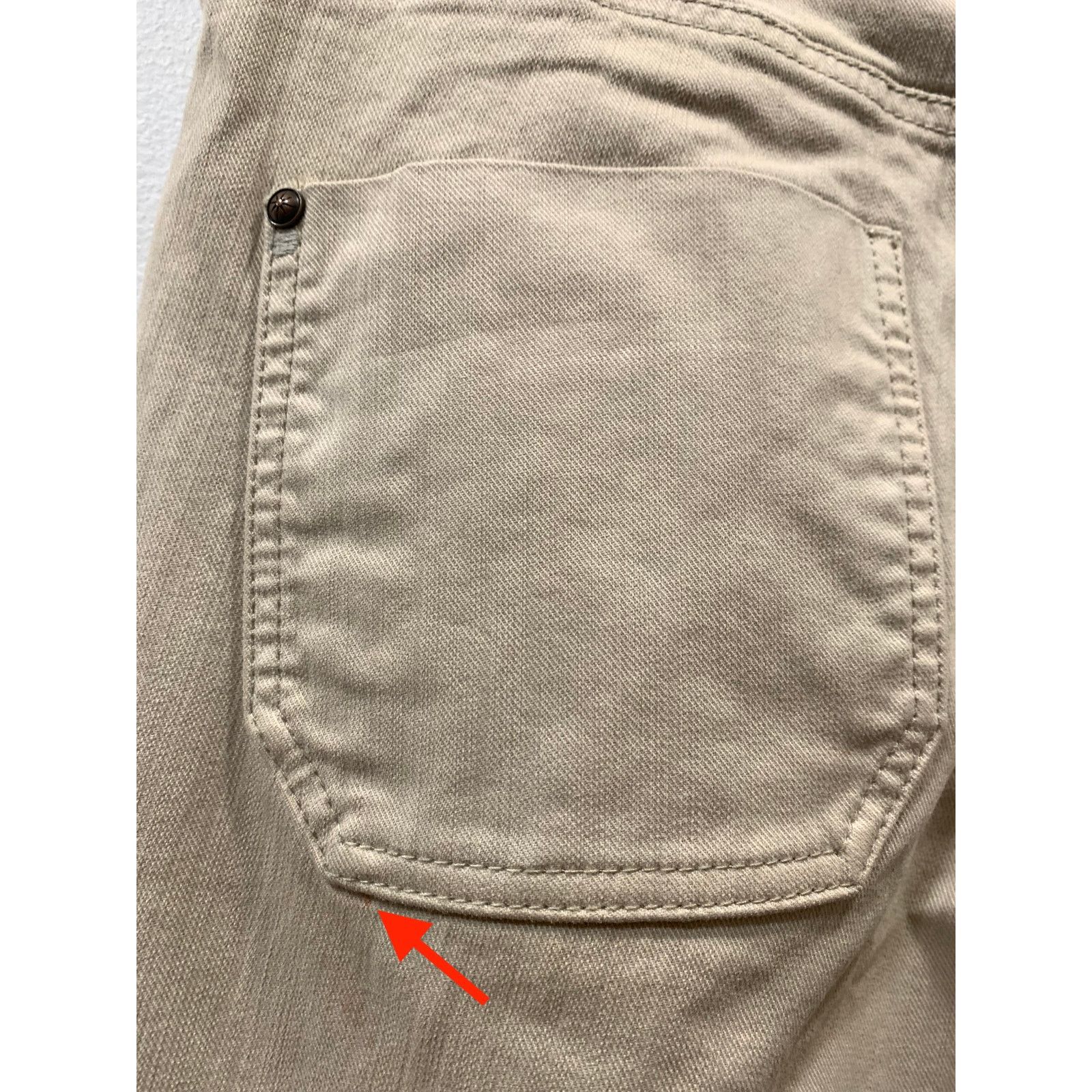 Anthropologie Anthropologie Leifsdottir Crop Ankle Jeans light khaki | 0 Size 28" / US 6 / IT 42 - 9 Thumbnail