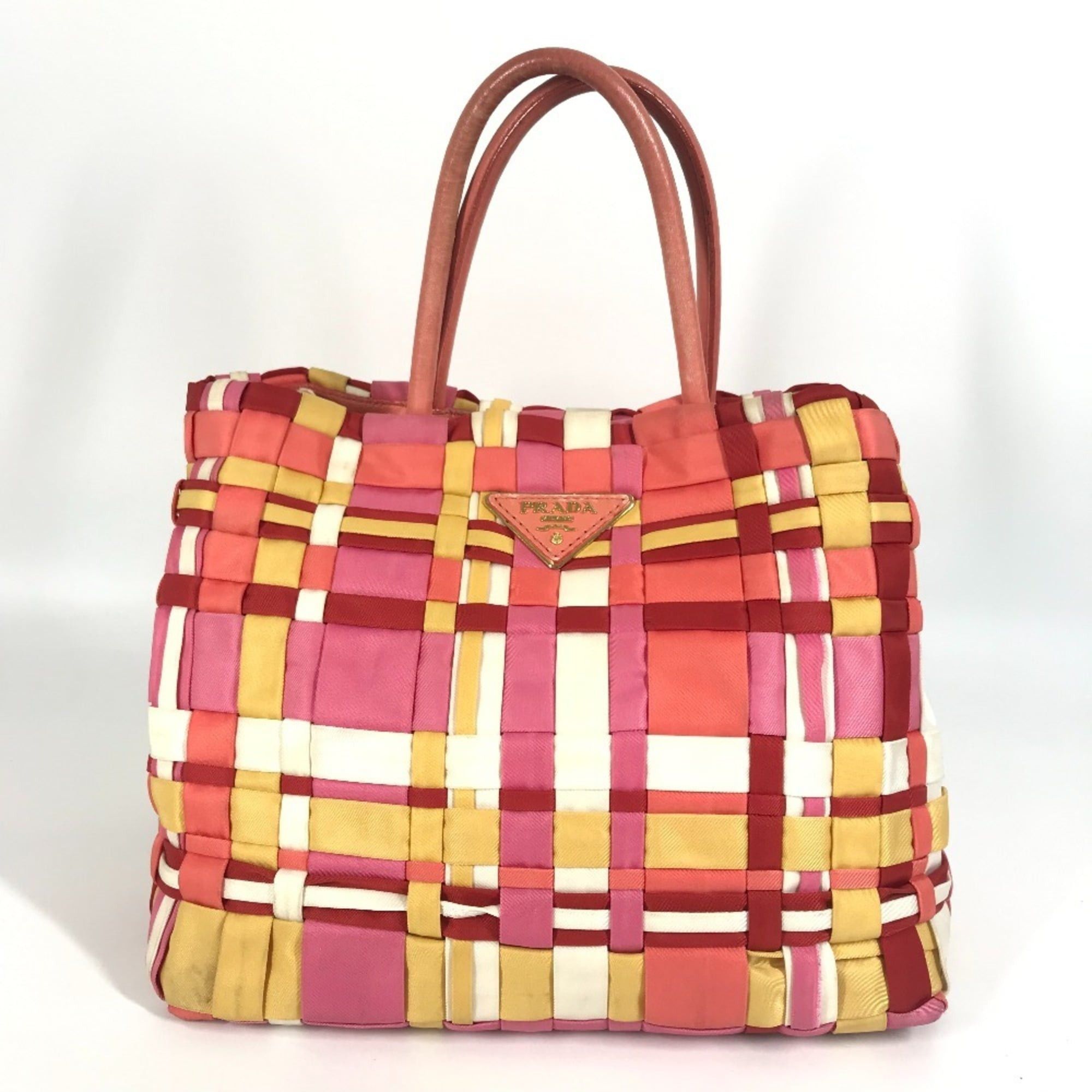 Prada Prada Nylon Tote Bag Purple BN1756 Women