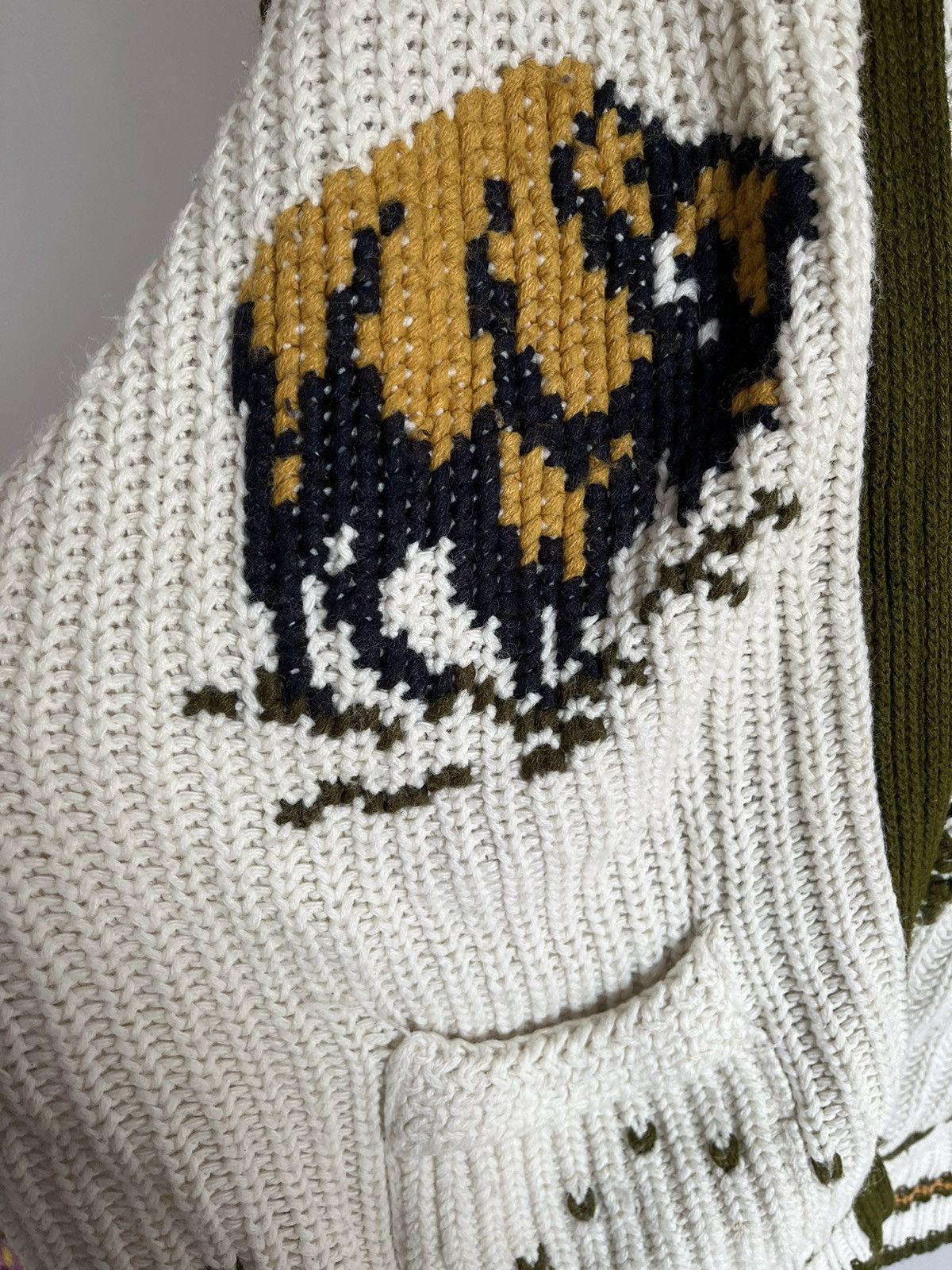Vintage Vintage Buffalo Cowichan Knit Sweater Vintage Cardigan L/XL Size US L / EU 52-54 / 3 - 5 Thumbnail